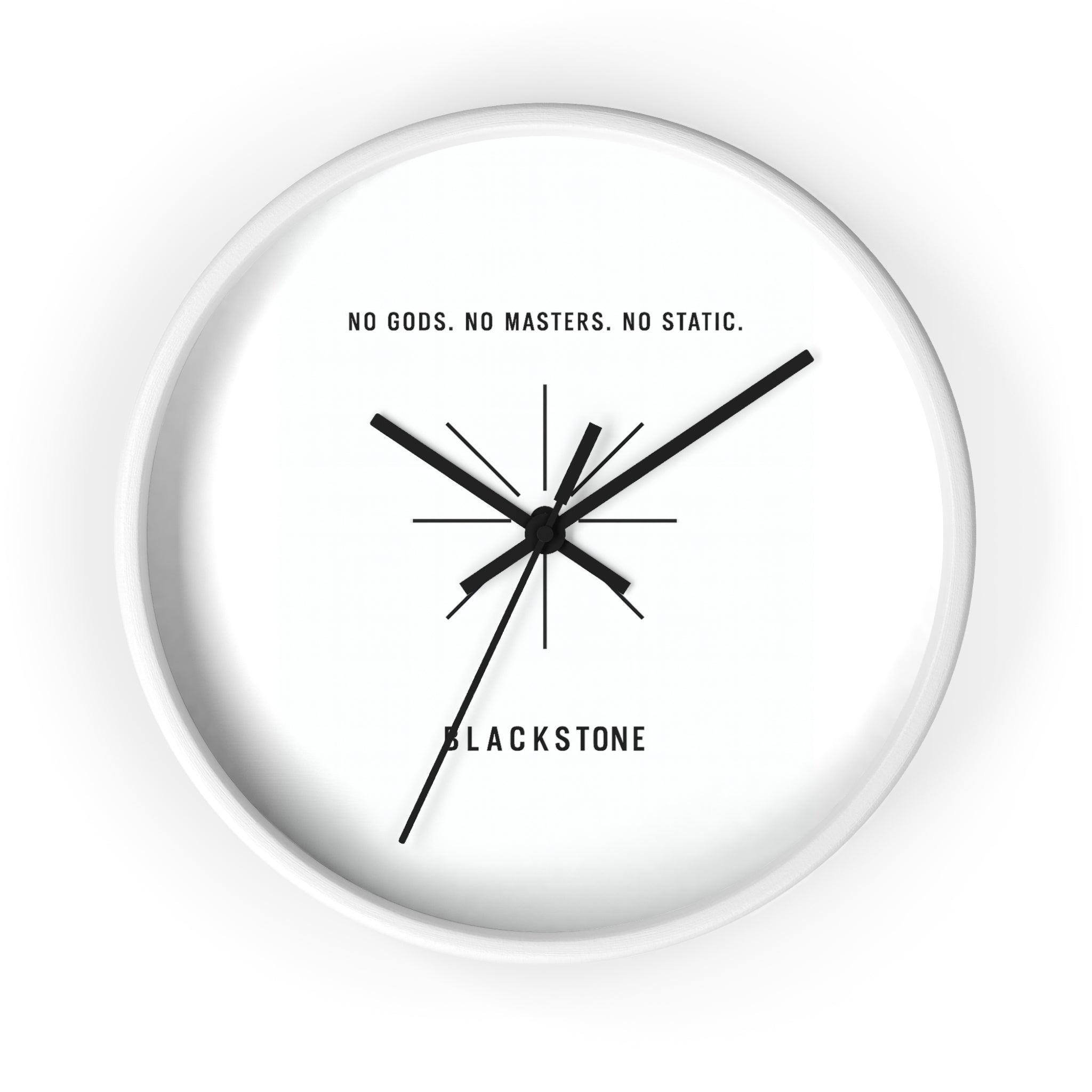 Inspirational Wall Clock - Modern Home Decor - Unique gift for Him