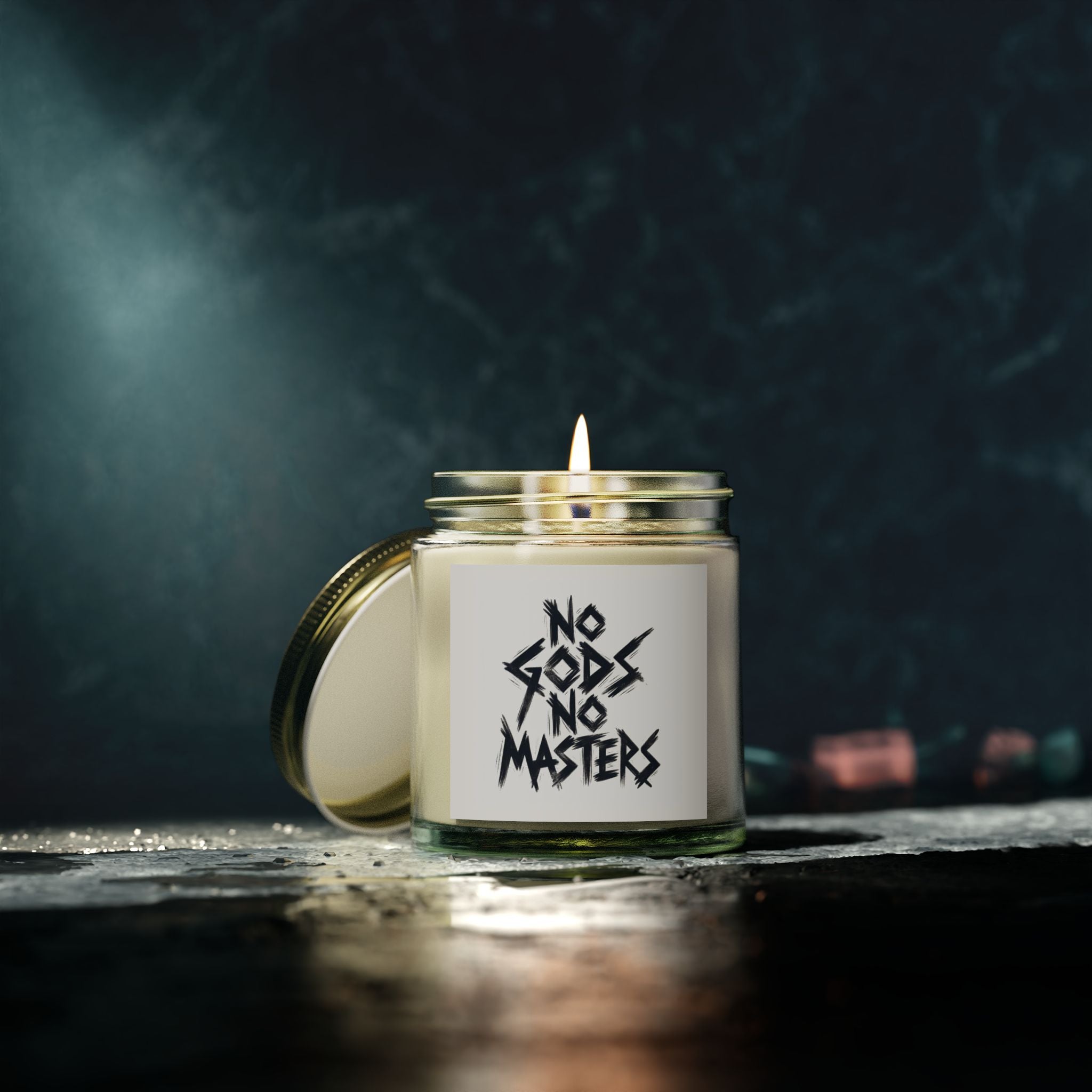 Scented Candle | No Gods No Masters | Eco-Friendly Aromatherapy