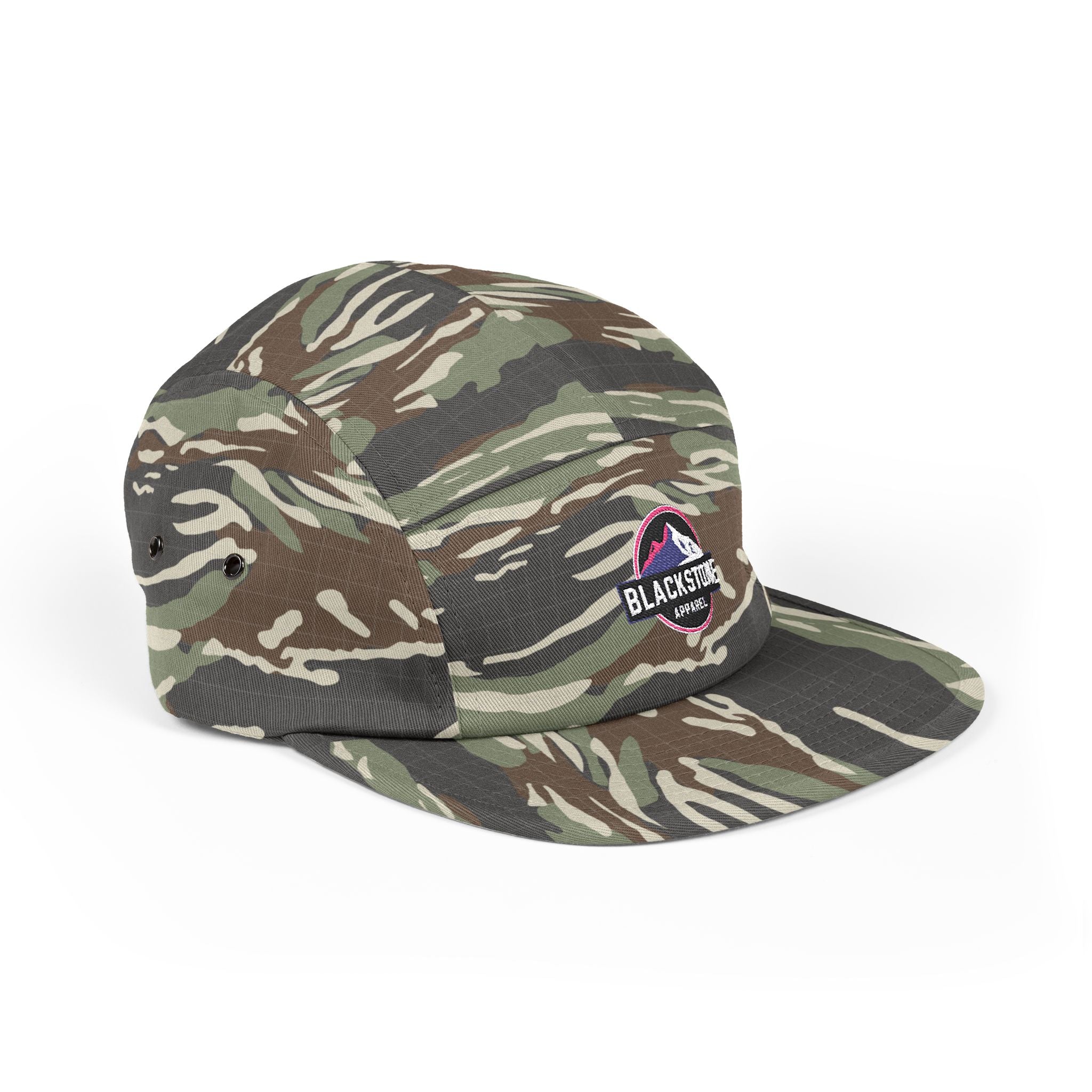 Embroidered 5 Panel Cap - Stylish Hat for Adventurers, Perfect Gift for Outdoor Lovers, Casual Wear, Hiking, Camping, Everyday Fashion