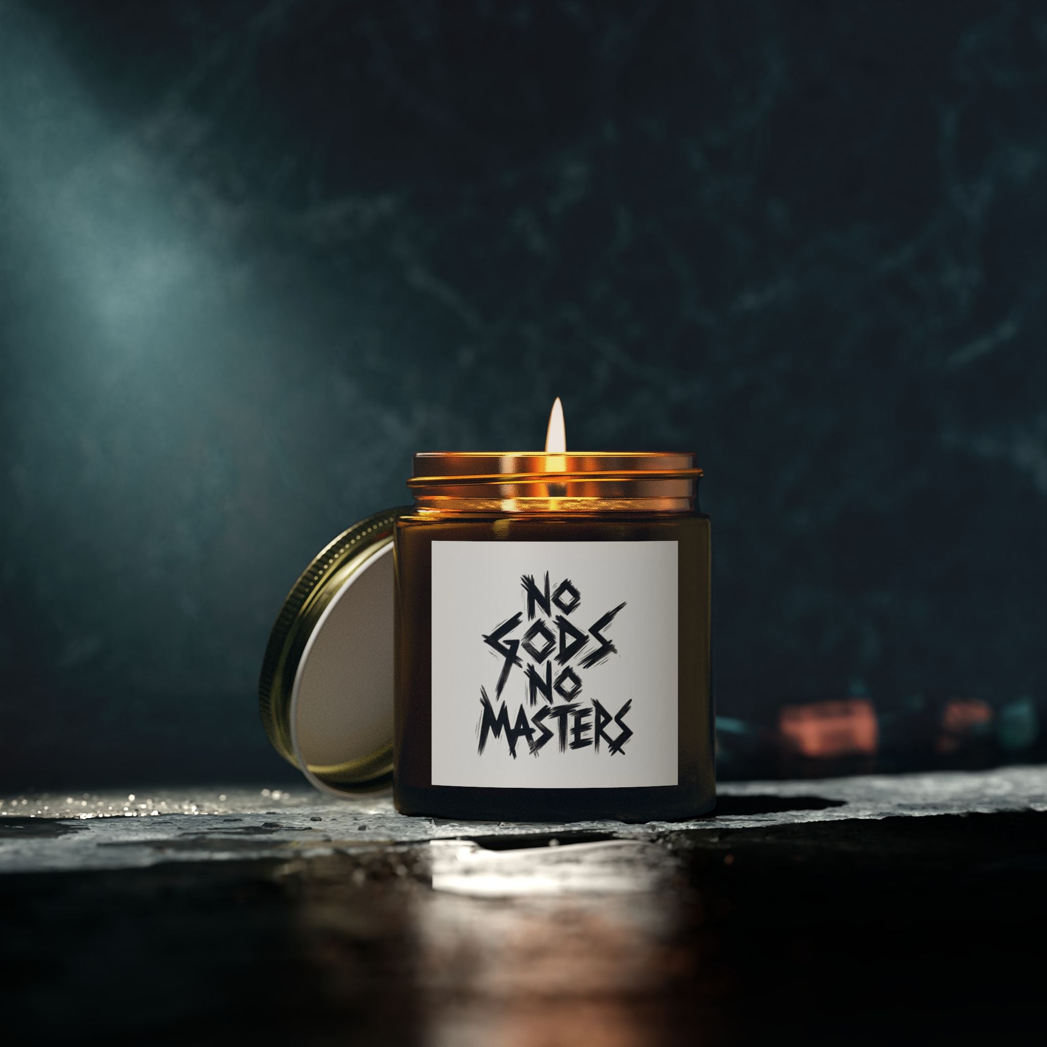 Scented Candle | No Gods No Masters | Eco-Friendly Aromatherapy