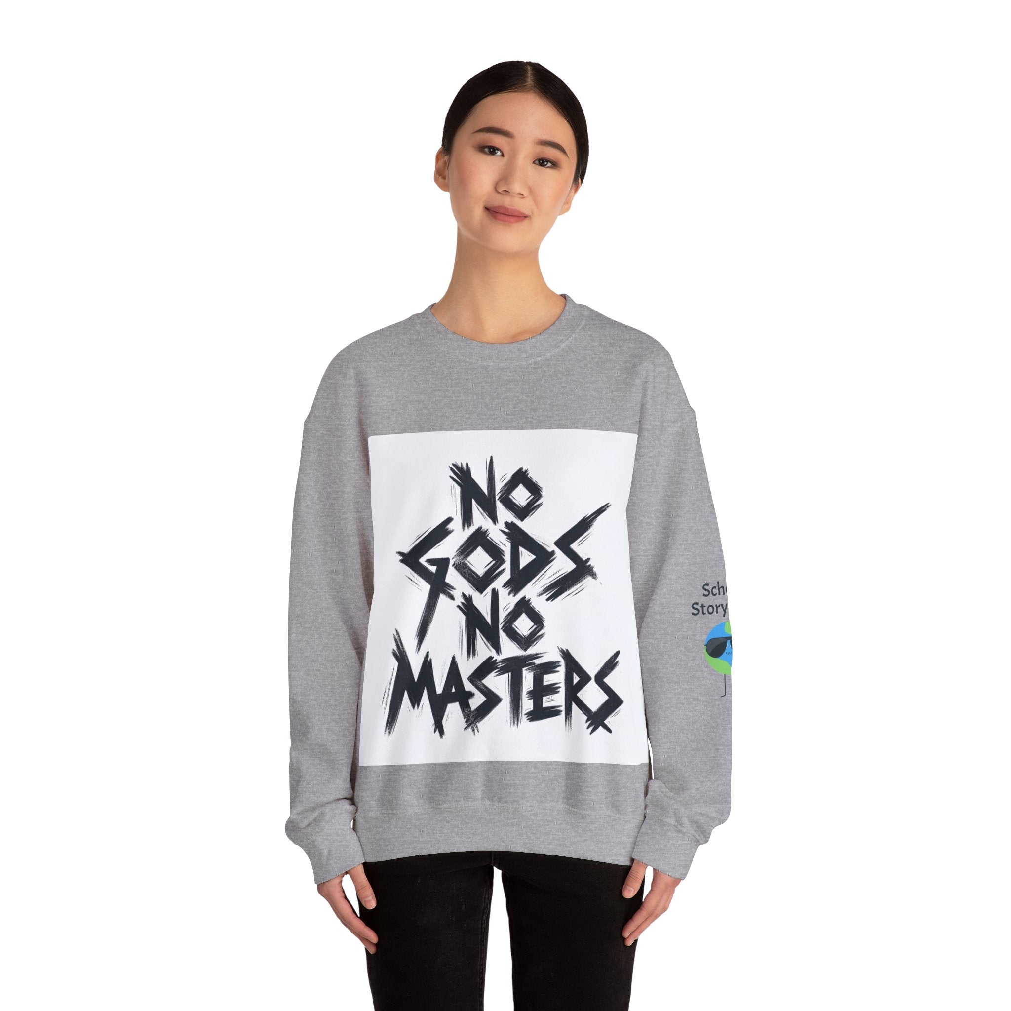 No Gods No Masters Sweatshirt - Heavy Blend™ Crewneck Sweatshirt