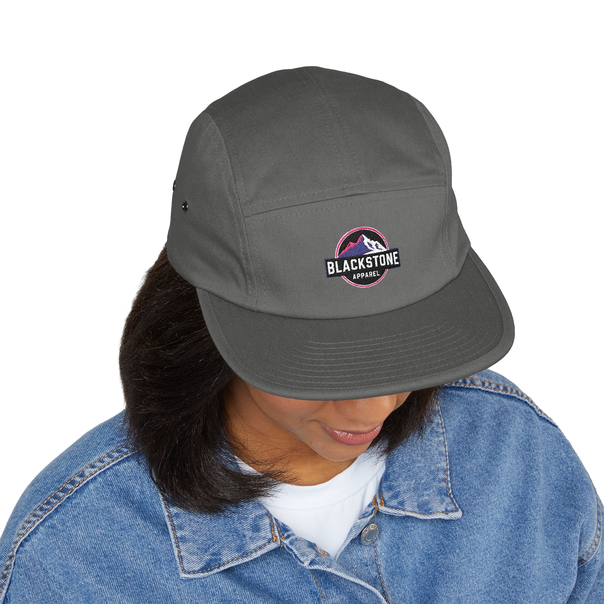 Embroidered 5 Panel Cap - Stylish Hat for Adventurers, Perfect Gift for Outdoor Lovers, Casual Wear, Hiking, Camping, Everyday Fashion