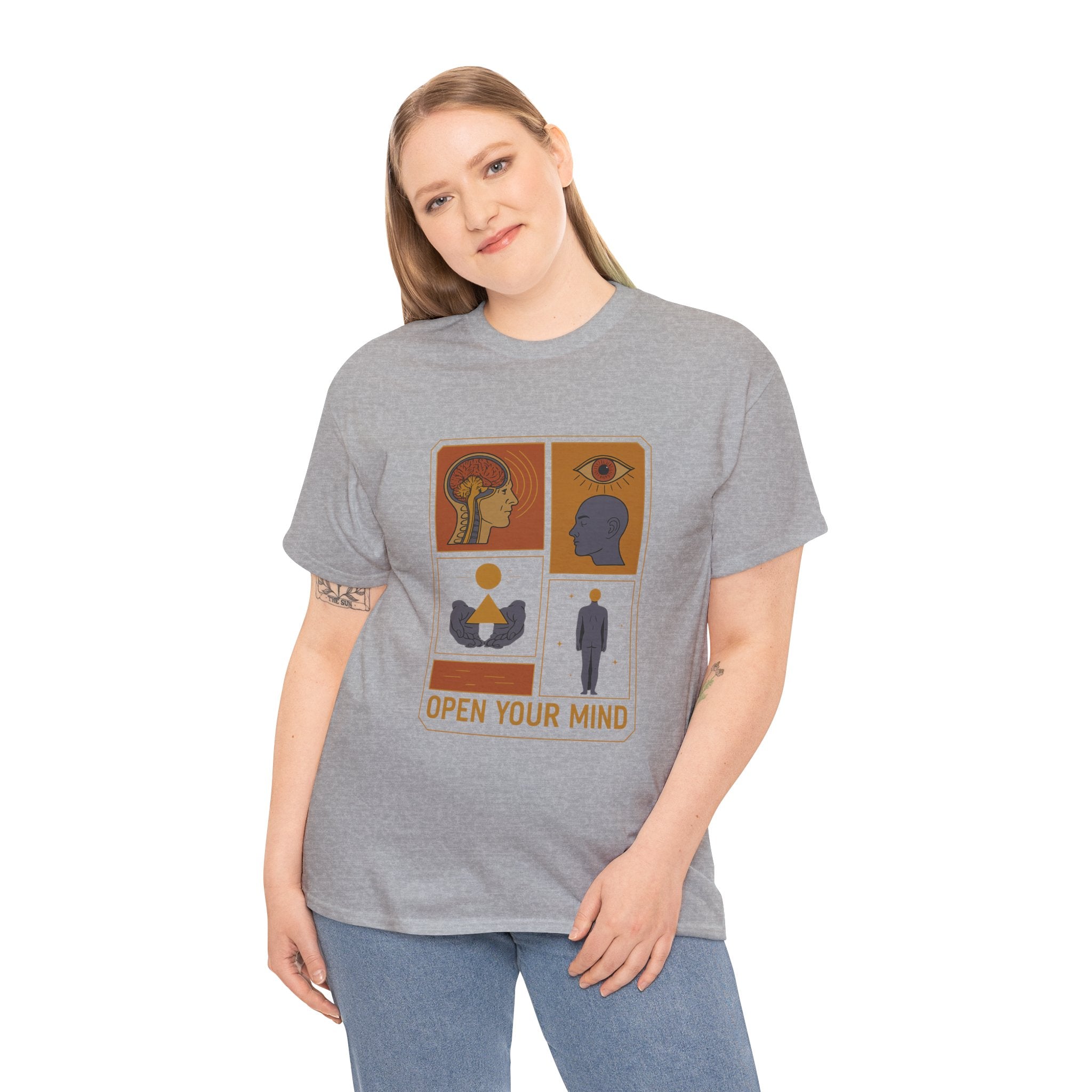 Open Your Mind - Graphic UNISEX T-shirt by Blackstone
