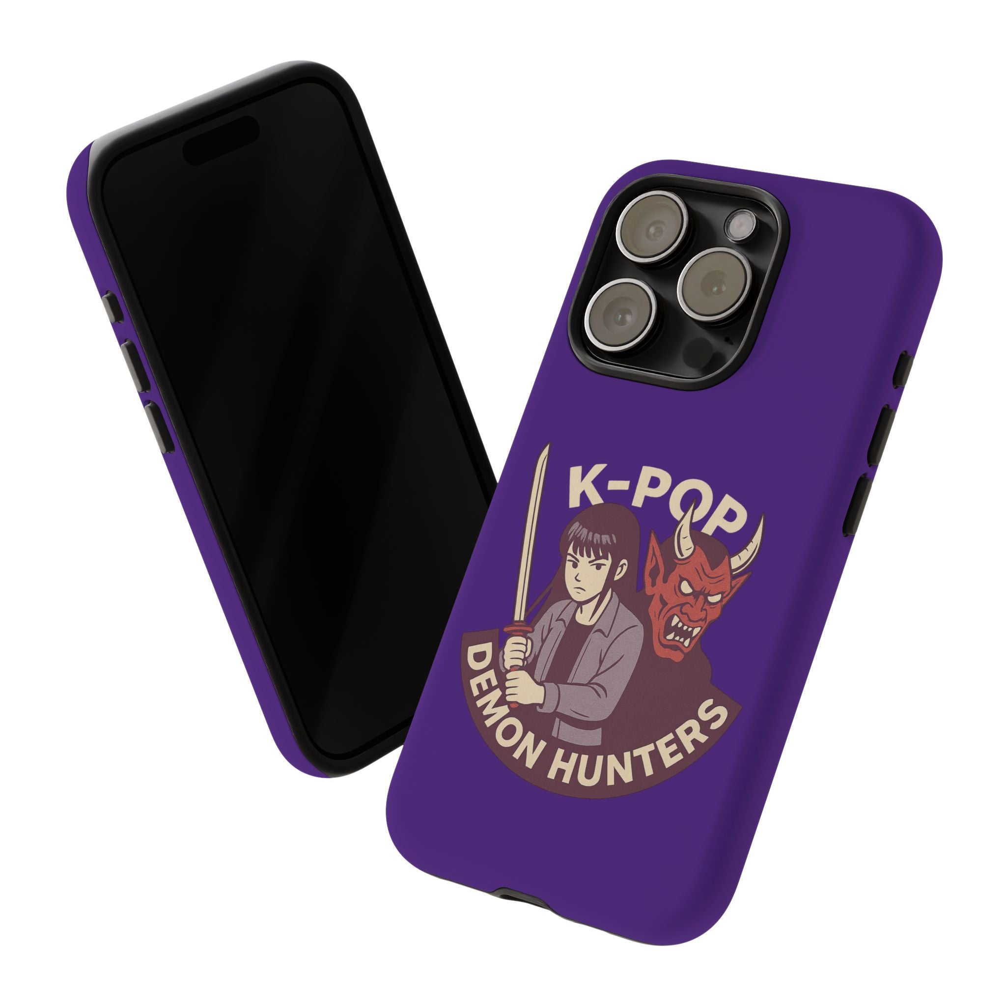 K-Pop Demon Hunters Phone Case, Tough Cases for Anime Fans, Unique Gift for Musicians, Holiday Present for Teens, Stylish Tech Accessories