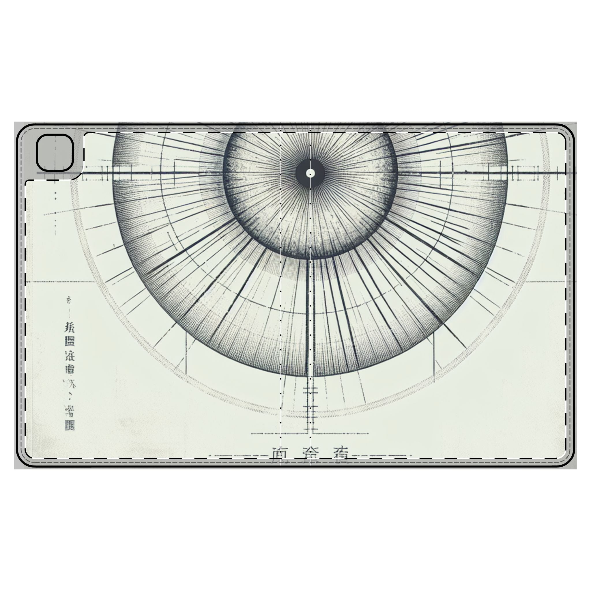 Stylish Tablet Folio Case - Perfect for Students, Professionals, Trendsetters. Timeless Design. Tech Accessory, Protective Sleeve, Custom
