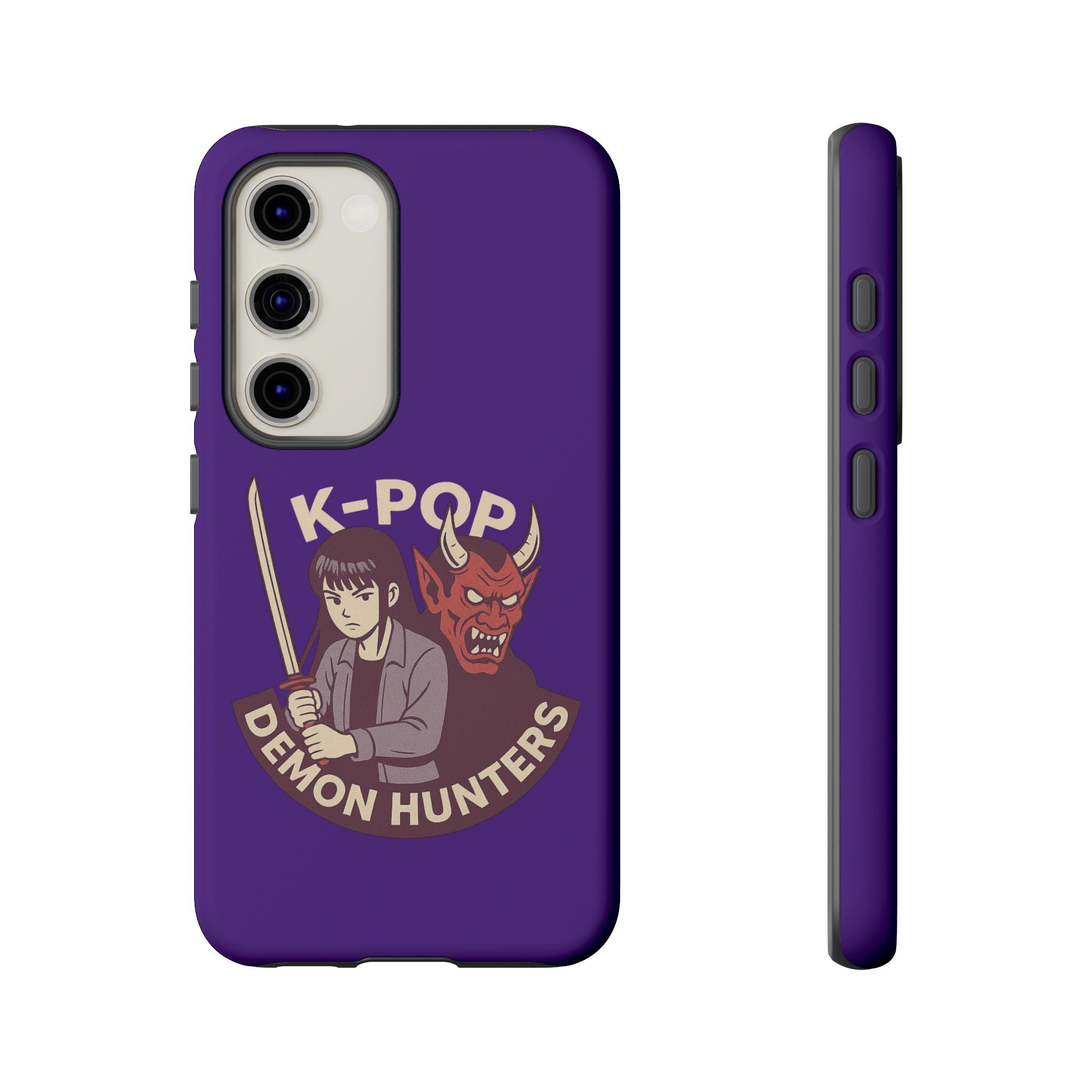 K-Pop Demon Hunters Phone Case, Tough Cases for Anime Fans, Unique Gift for Musicians, Holiday Present for Teens, Stylish Tech Accessories