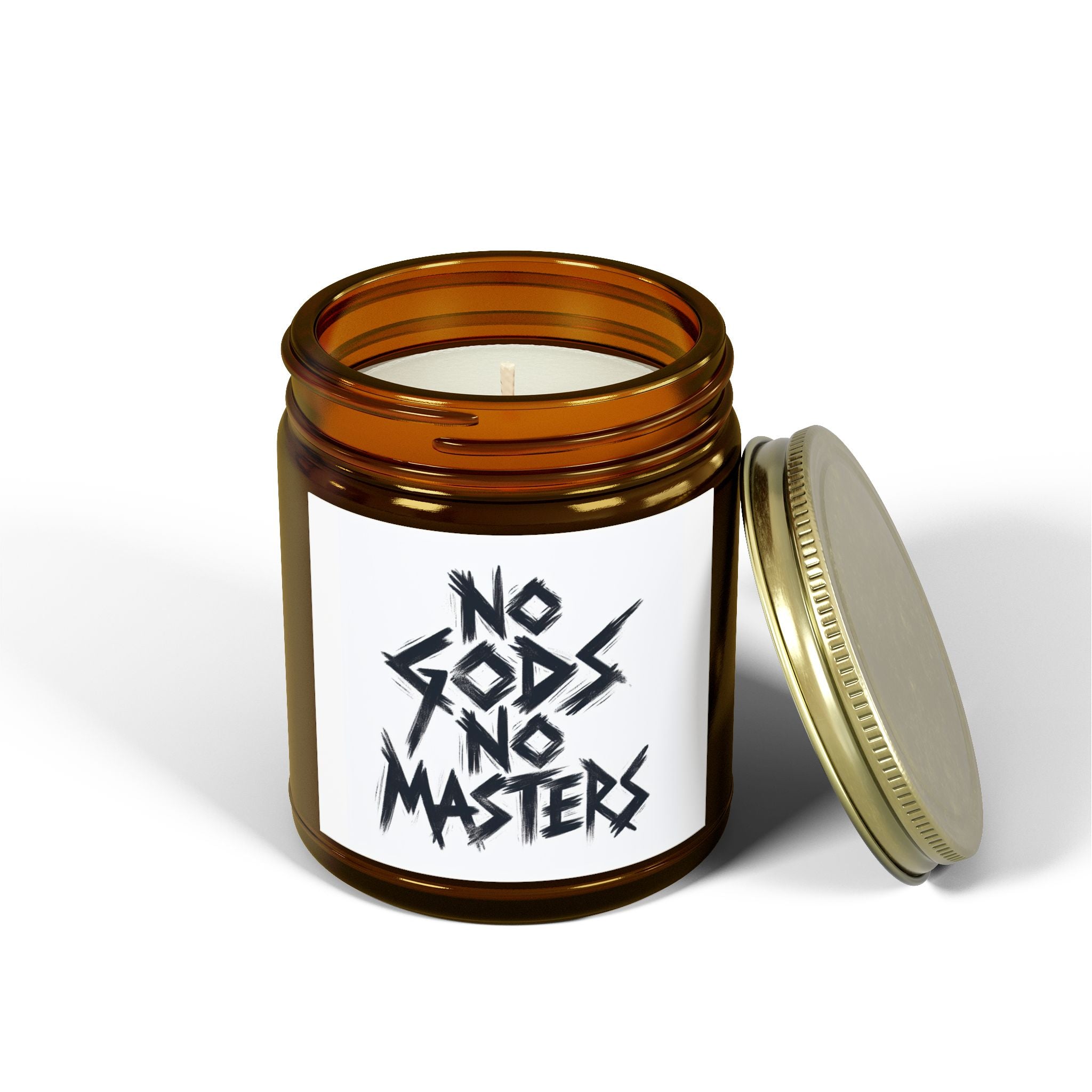 Scented Candle | No Gods No Masters | Eco-Friendly Aromatherapy