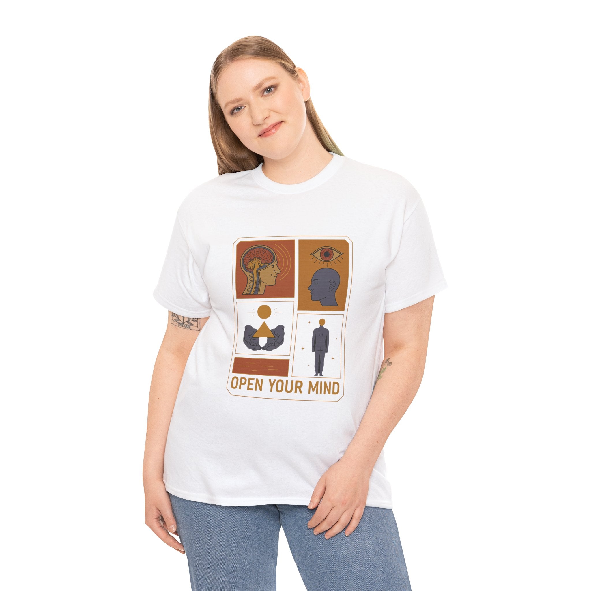 Open Your Mind - Graphic UNISEX T-shirt by Blackstone