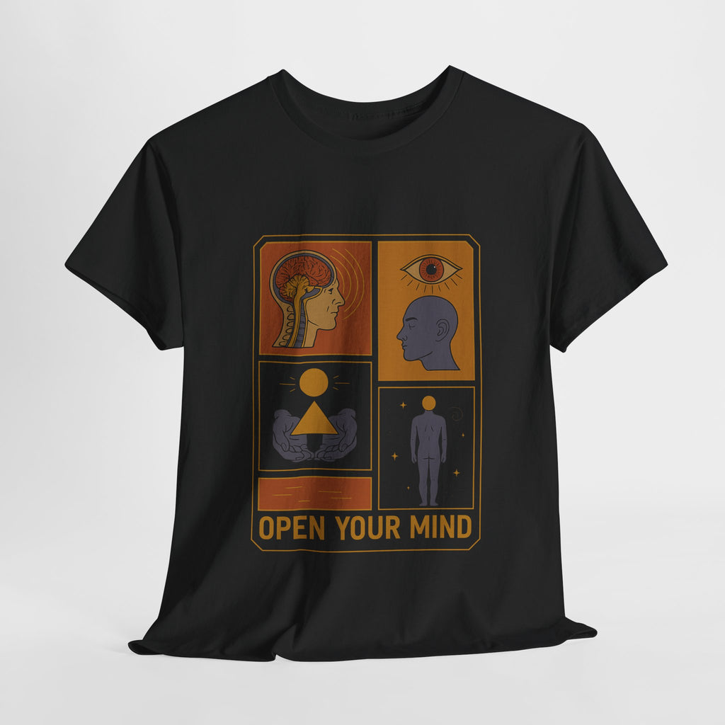 Open Your Mind - Graphic UNISEX T-shirt by Blackstone