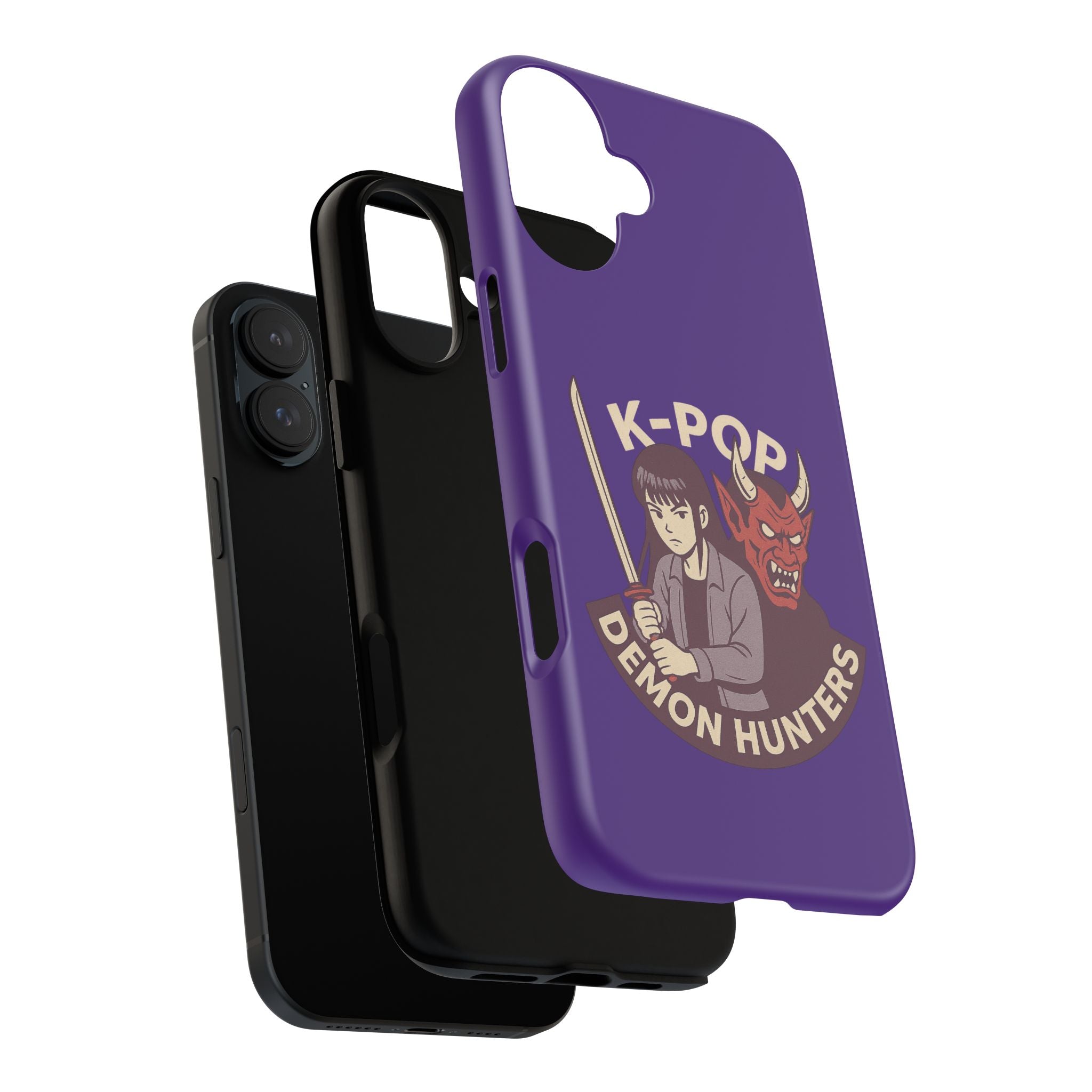 K-Pop Demon Hunters Phone Case, Tough Cases for Anime Fans, Unique Gift for Musicians, Holiday Present for Teens, Stylish Tech Accessories