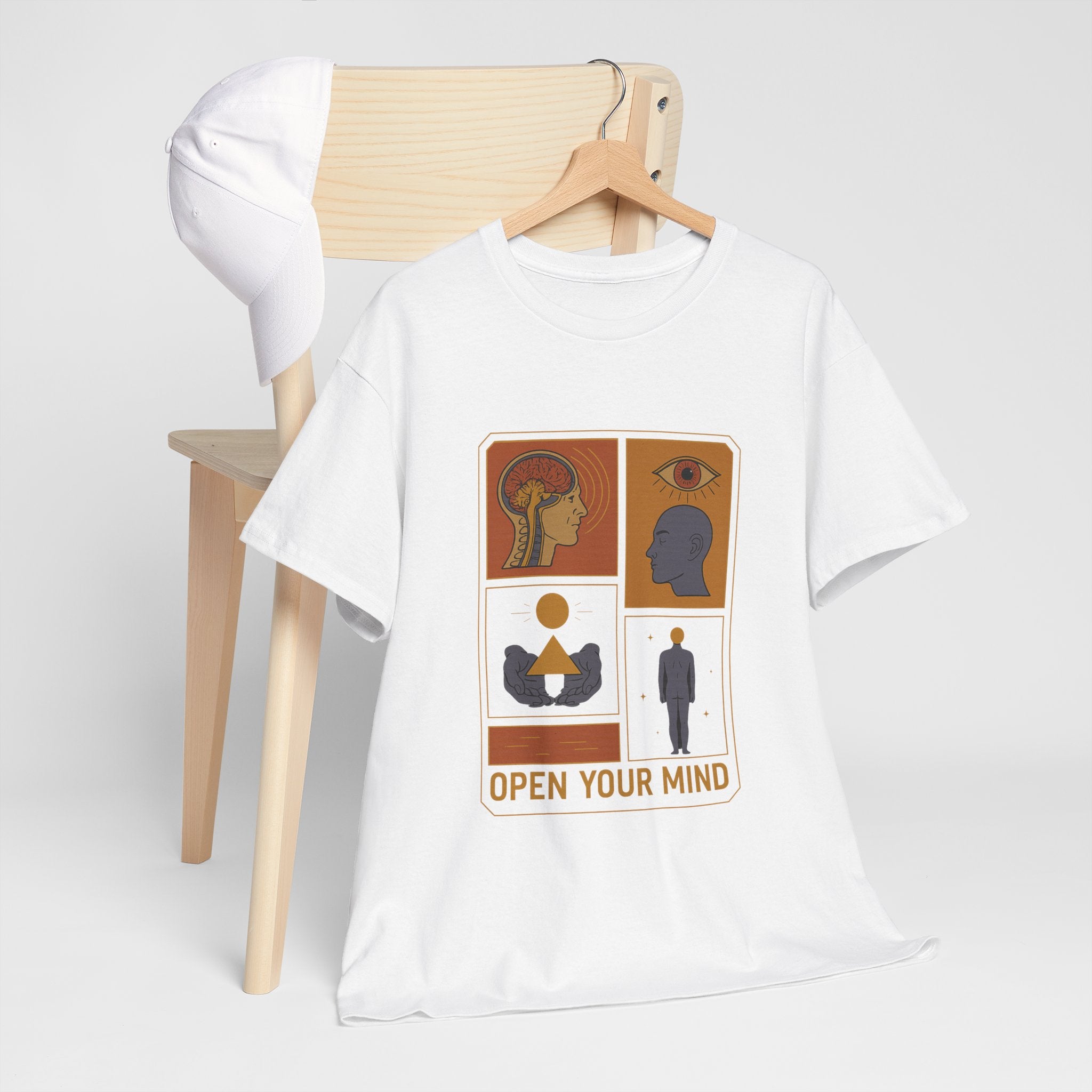 Open Your Mind - Graphic UNISEX T-shirt by Blackstone
