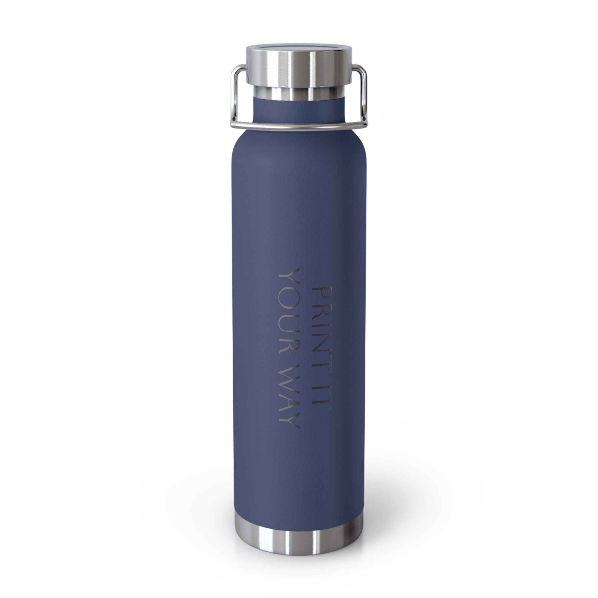 Insulated Water Bottle - Copper Vacuum 22oz, Eco-Friendly Drinkware, Stylish Bottle for Active Lifestyles