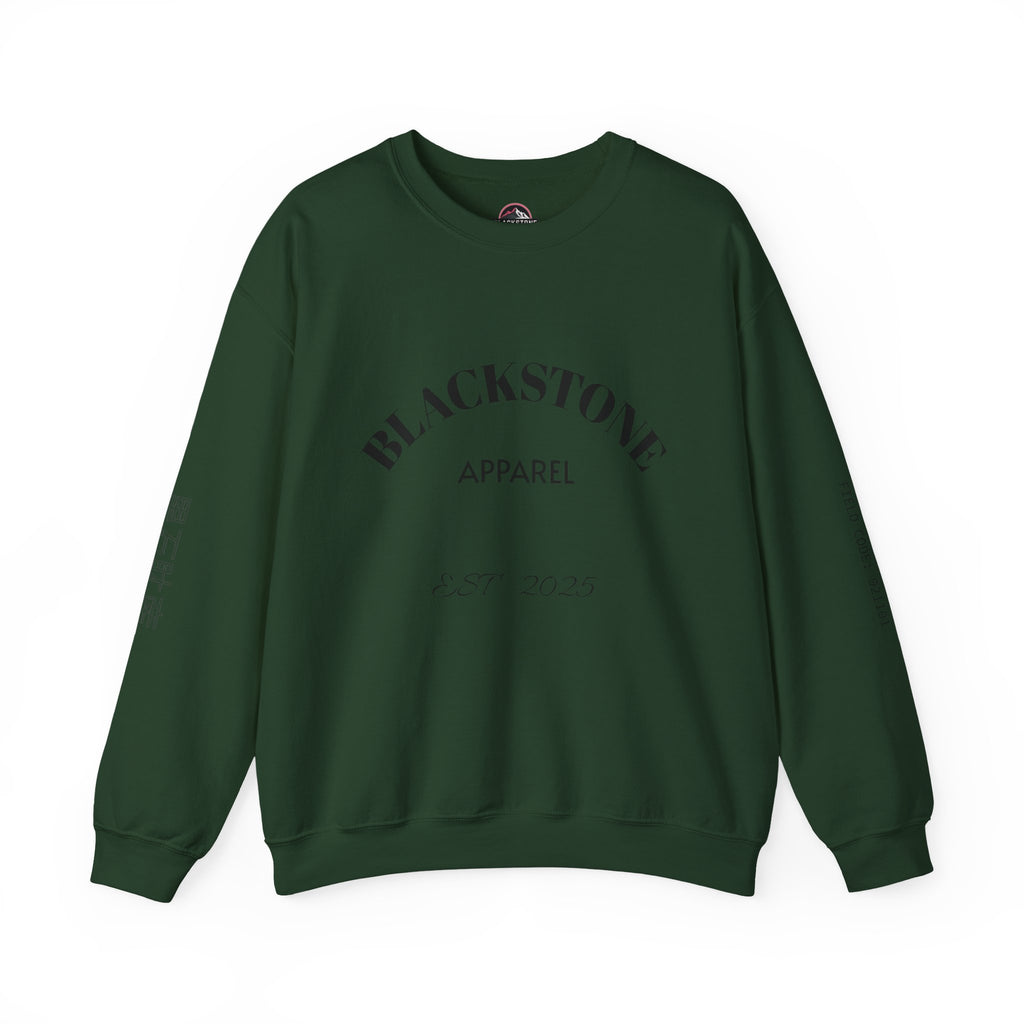 Stylish Crewneck Sweatshirt, Cozy Blackstone Apparel, Gift for Her, Streetwear Fashion, Casual Outfit