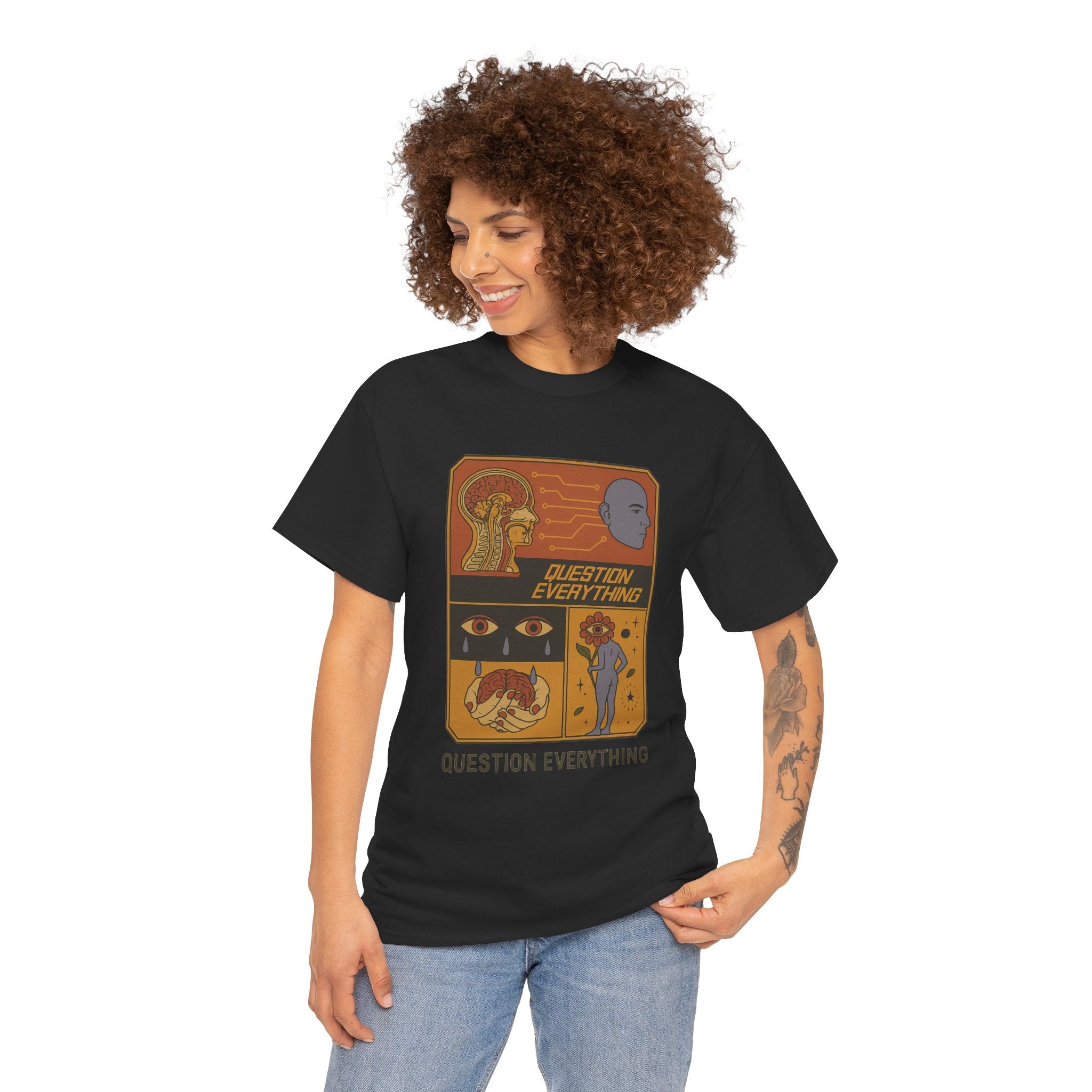 Question Everything - Graphic UNISEX T-shirt by Blackstone