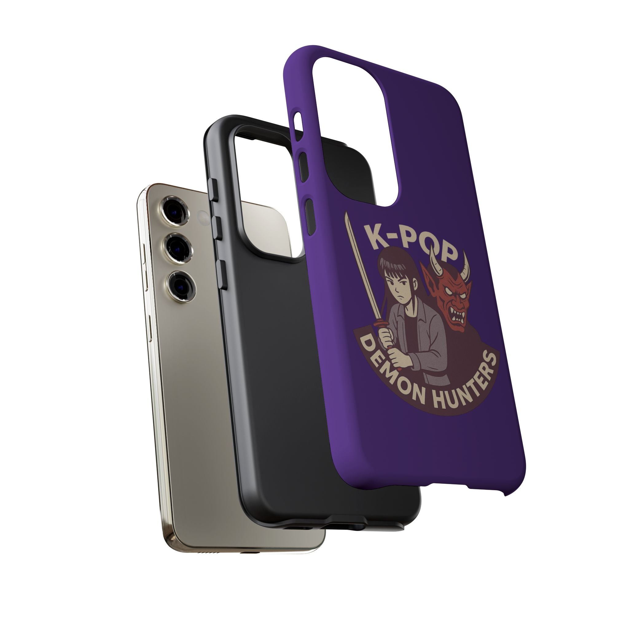 K-Pop Demon Hunters Phone Case, Tough Cases for Anime Fans, Unique Gift for Musicians, Holiday Present for Teens, Stylish Tech Accessories