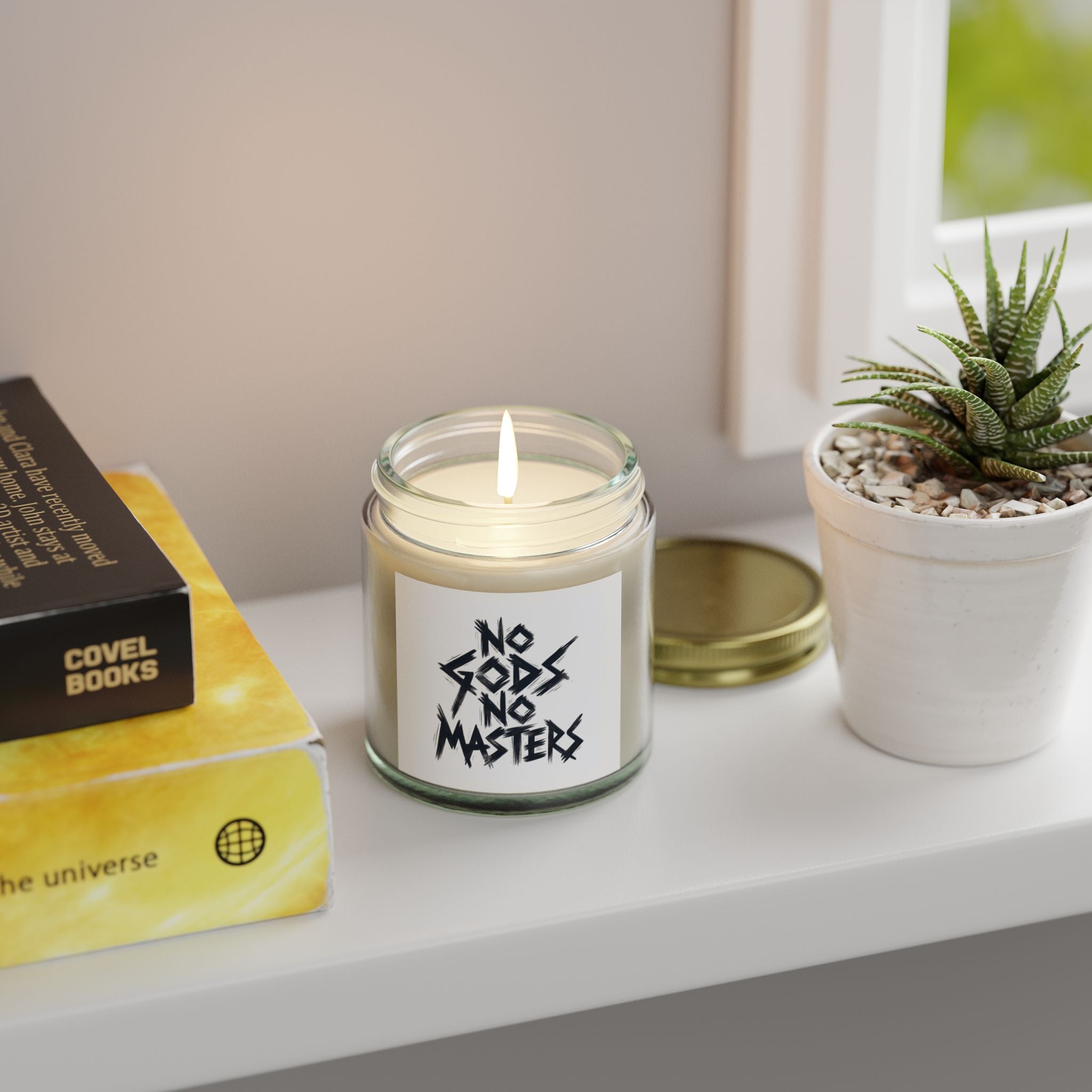 Scented Candle | No Gods No Masters | Eco-Friendly Aromatherapy