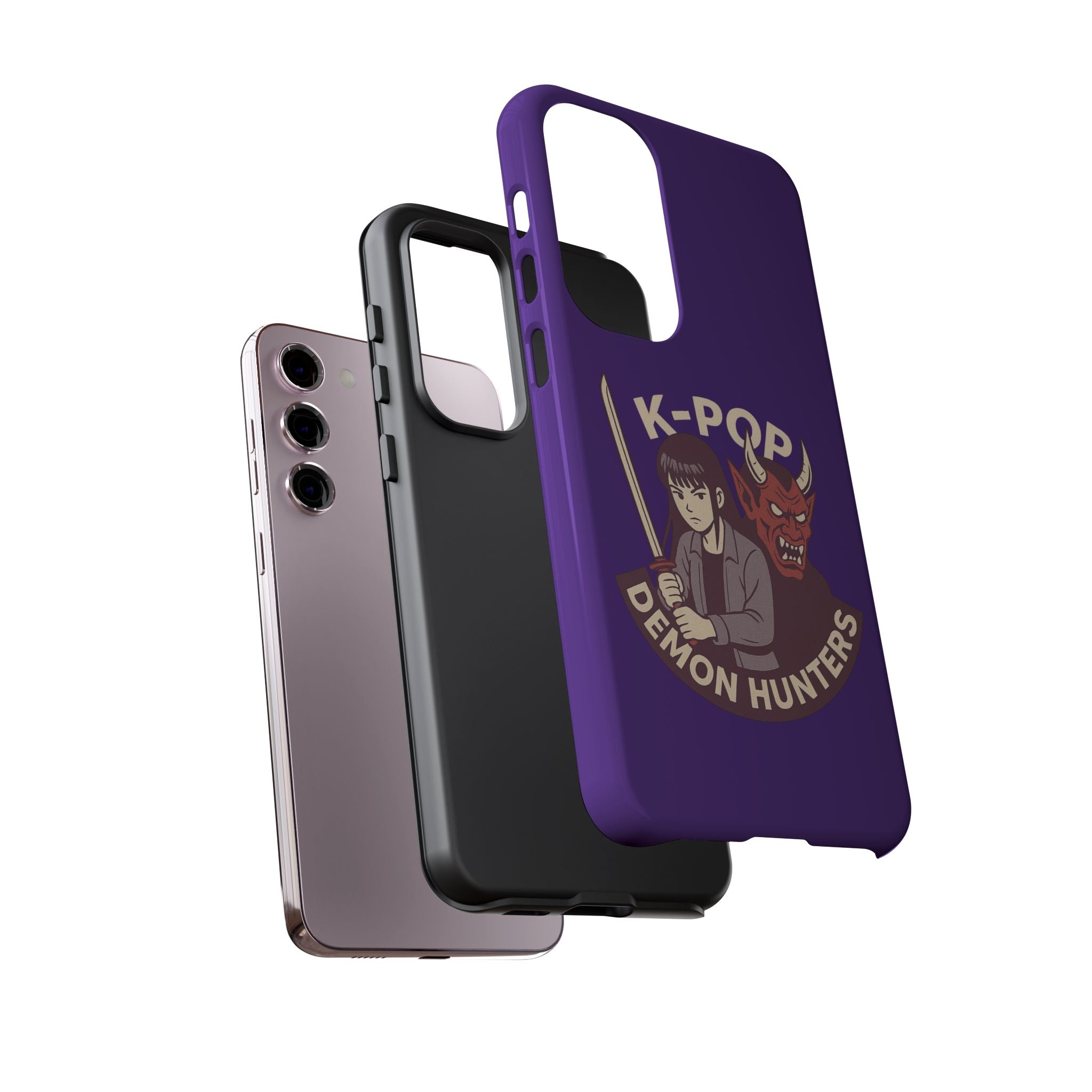 K-Pop Demon Hunters Phone Case, Tough Cases for Anime Fans, Unique Gift for Musicians, Holiday Present for Teens, Stylish Tech Accessories