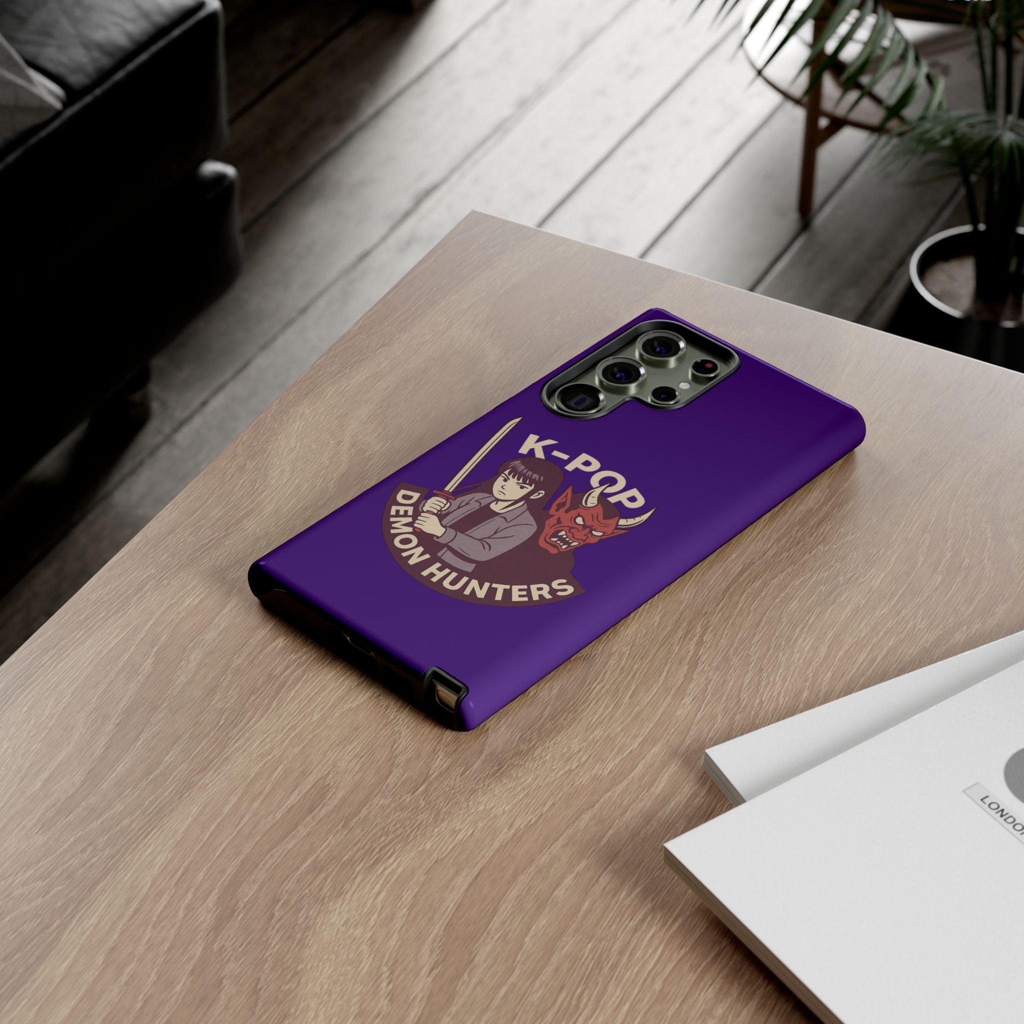 K-Pop Demon Hunters Phone Case, Tough Cases for Anime Fans, Unique Gift for Musicians, Holiday Present for Teens, Stylish Tech Accessories