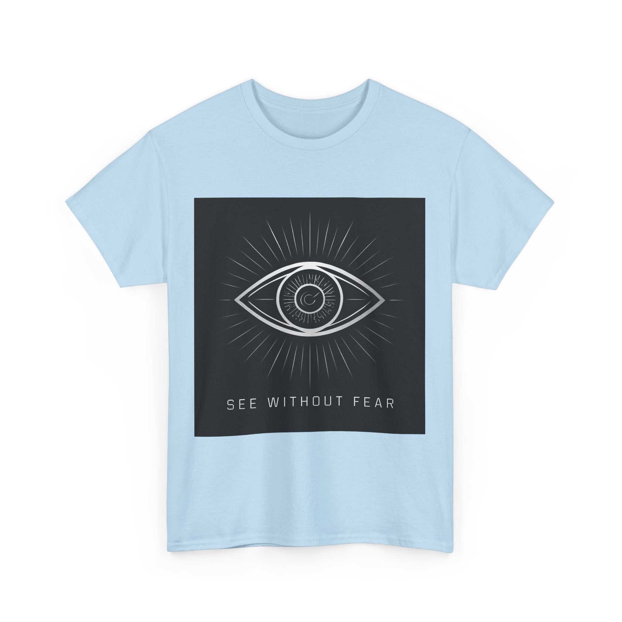 Mystical Unisex Heavy Cotton Tee: See Without Fear