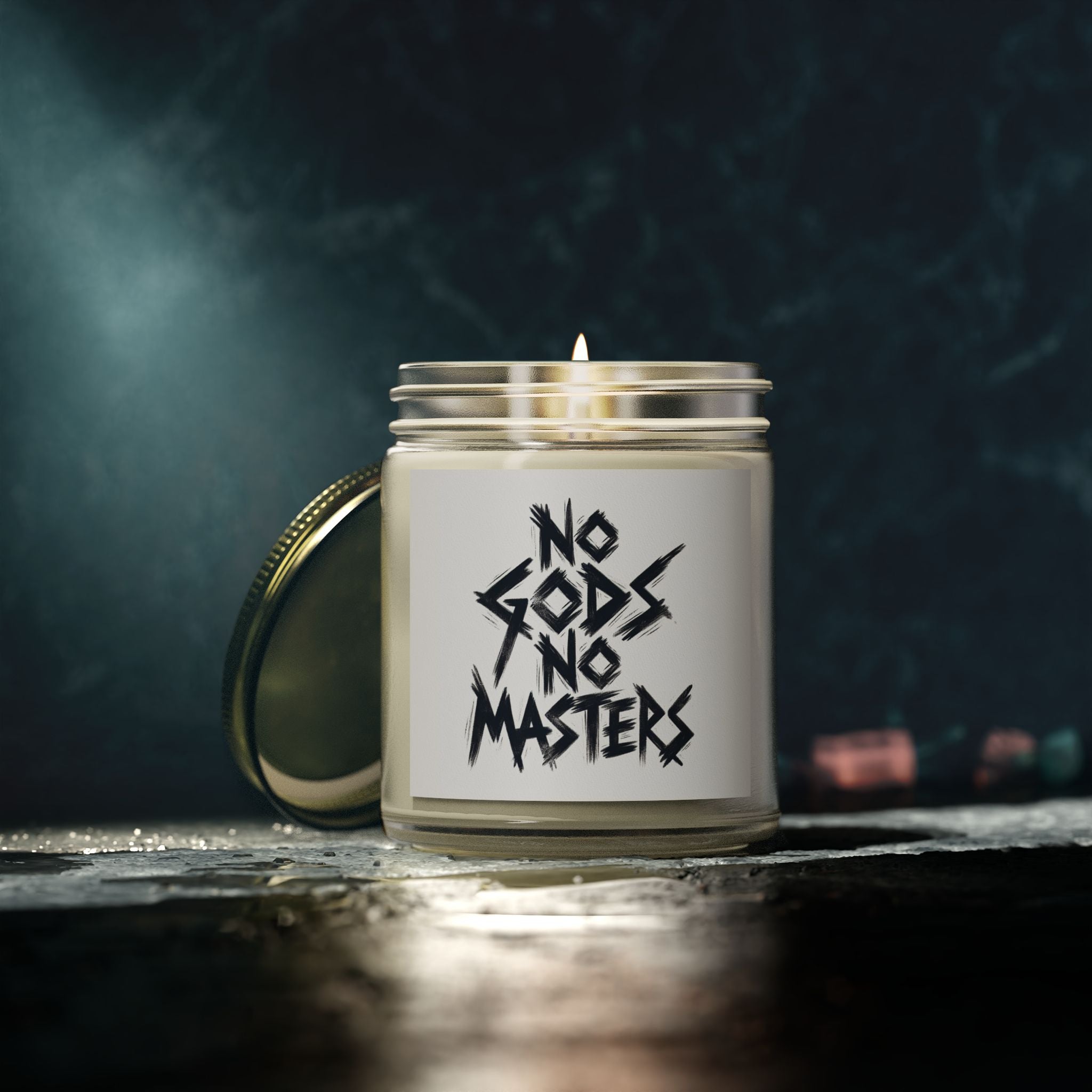 Scented Candle | No Gods No Masters | Eco-Friendly Aromatherapy