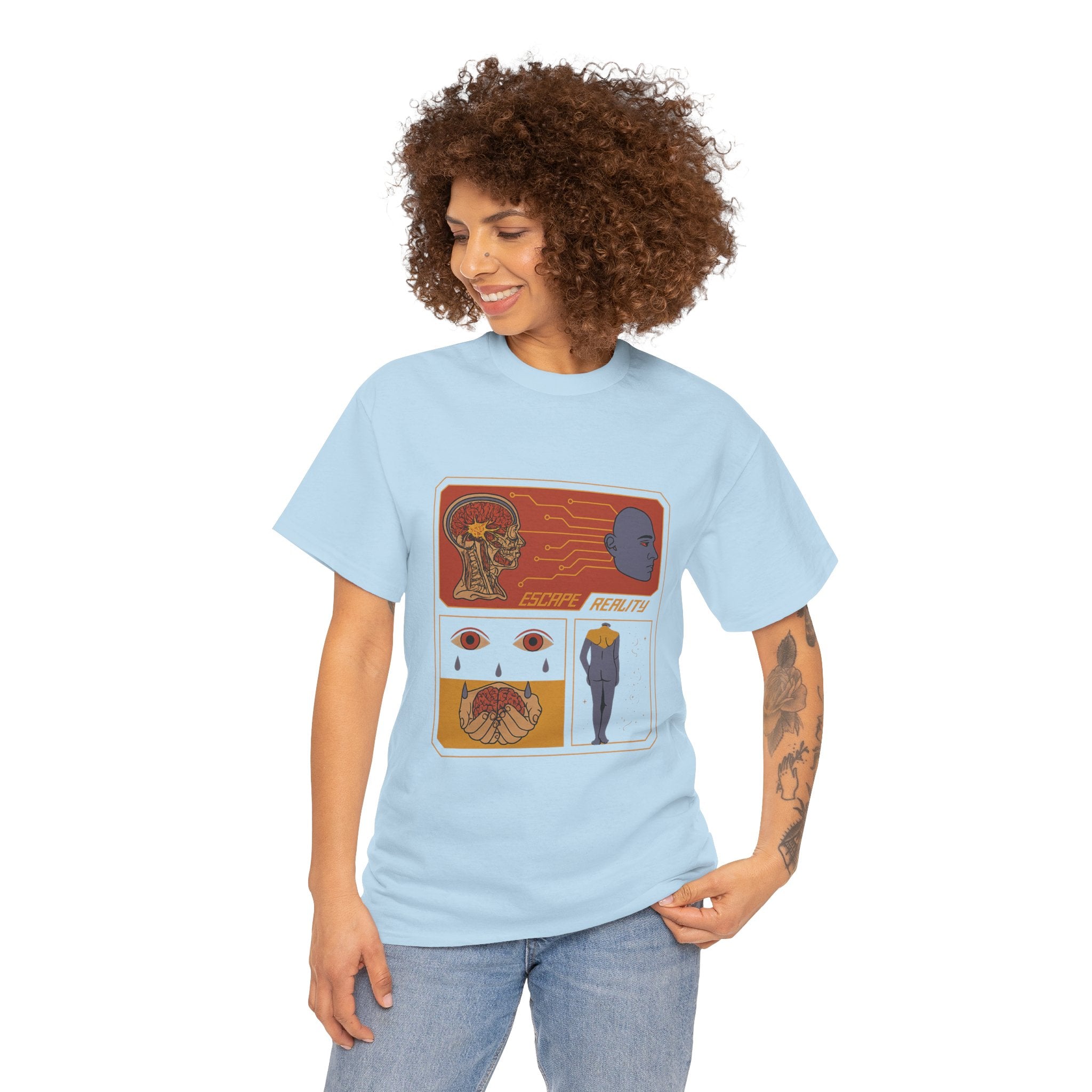 Escape Reality - Cosmic Graphic UNISEX T-shirt by Blackstone