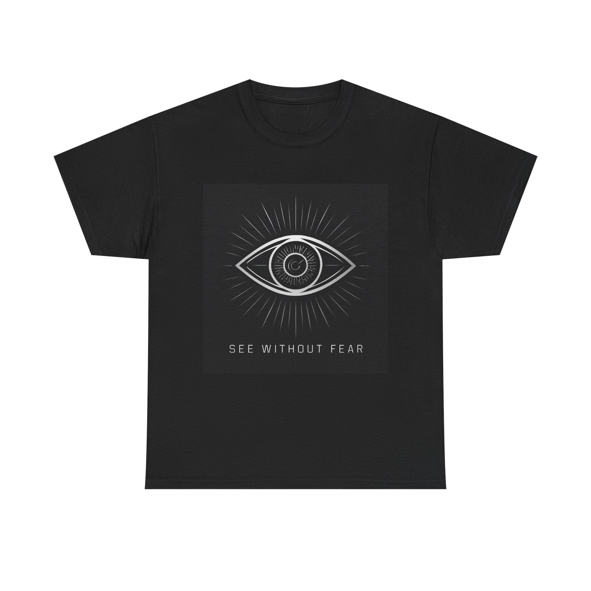Mystical Unisex Heavy Cotton Tee: See Without Fear