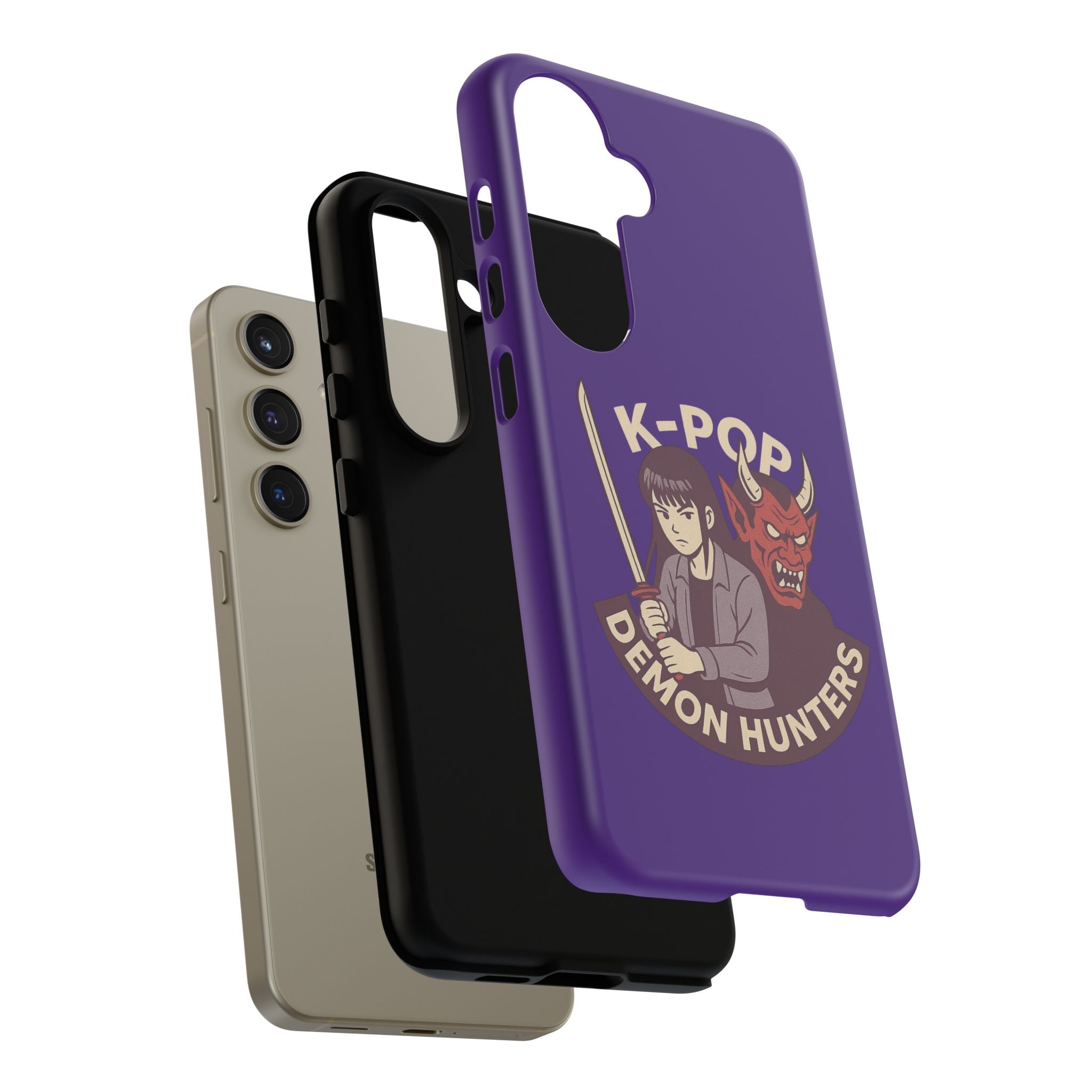 K-Pop Demon Hunters Phone Case, Tough Cases for Anime Fans, Unique Gift for Musicians, Holiday Present for Teens, Stylish Tech Accessories