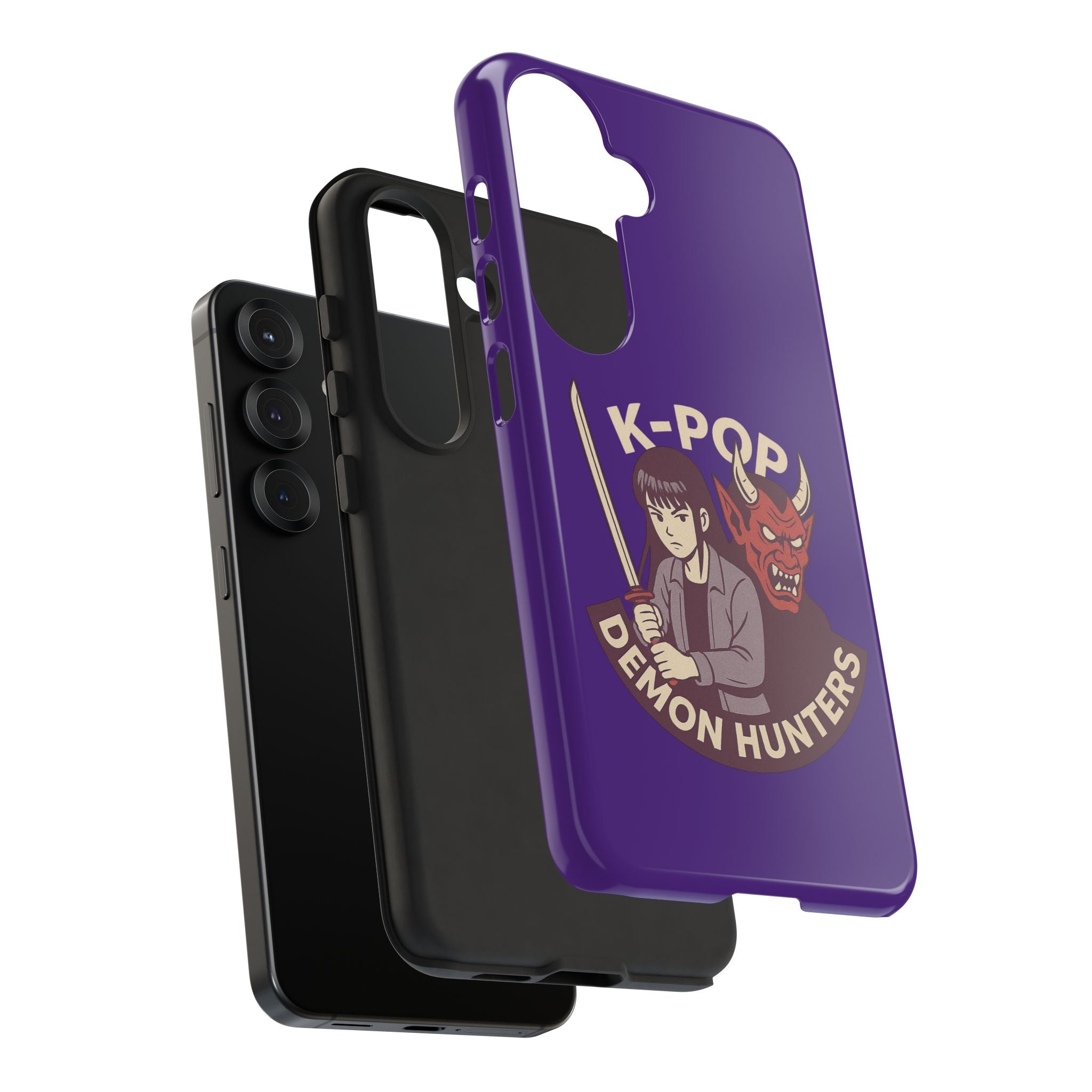 K-Pop Demon Hunters Phone Case, Tough Cases for Anime Fans, Unique Gift for Musicians, Holiday Present for Teens, Stylish Tech Accessories