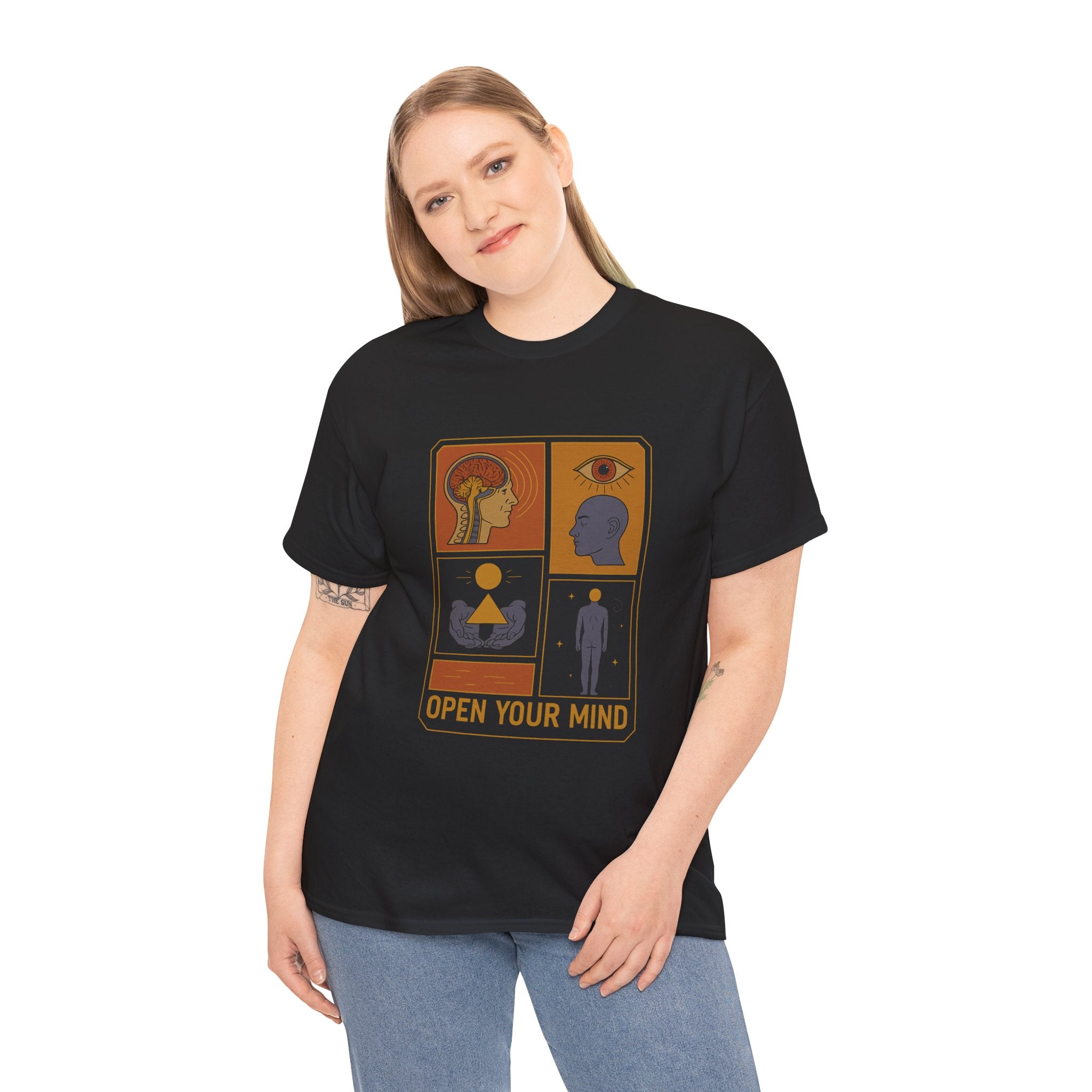 Open Your Mind - Graphic UNISEX T-shirt by Blackstone