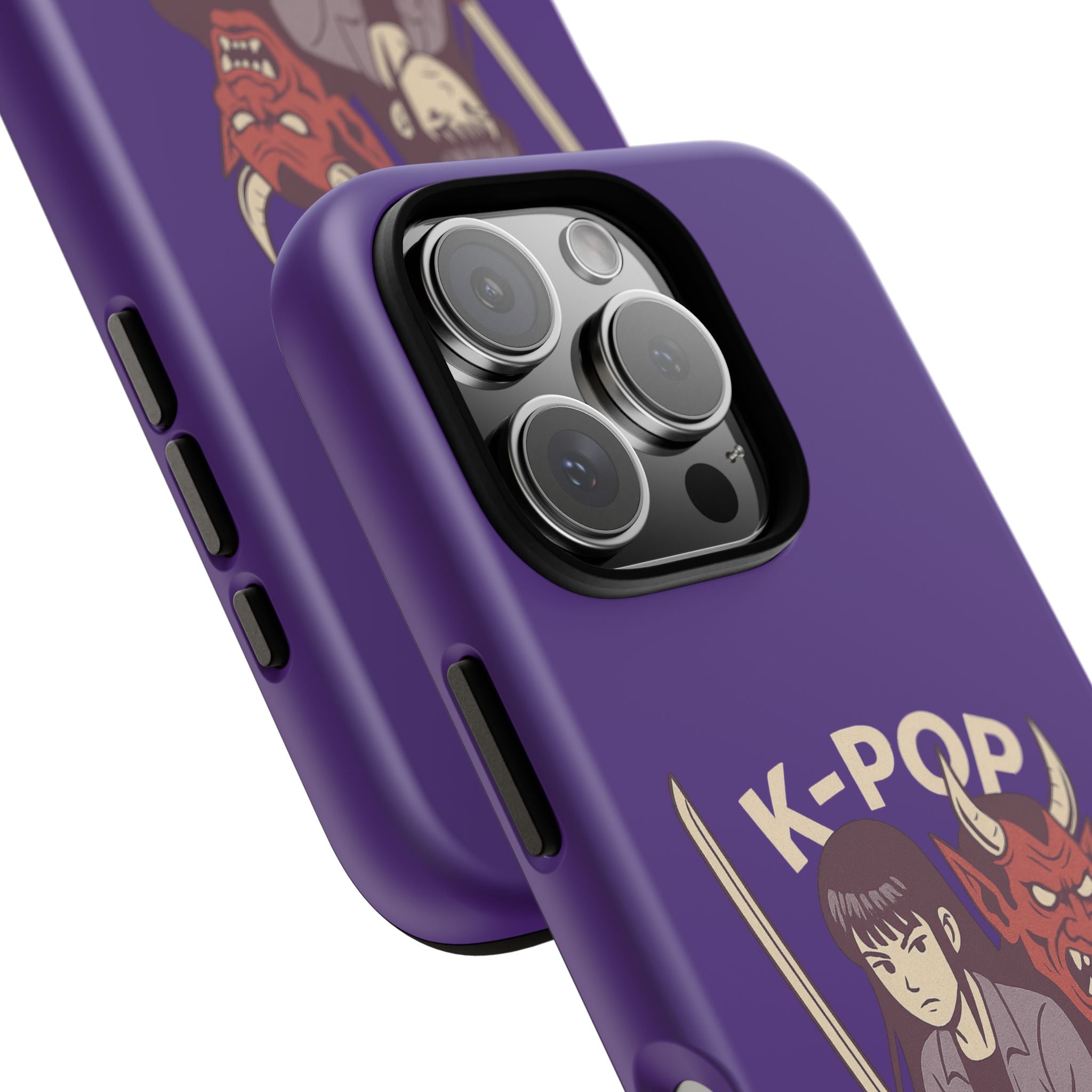 K-Pop Demon Hunters Phone Case, Tough Cases for Anime Fans, Unique Gift for Musicians, Holiday Present for Teens, Stylish Tech Accessories
