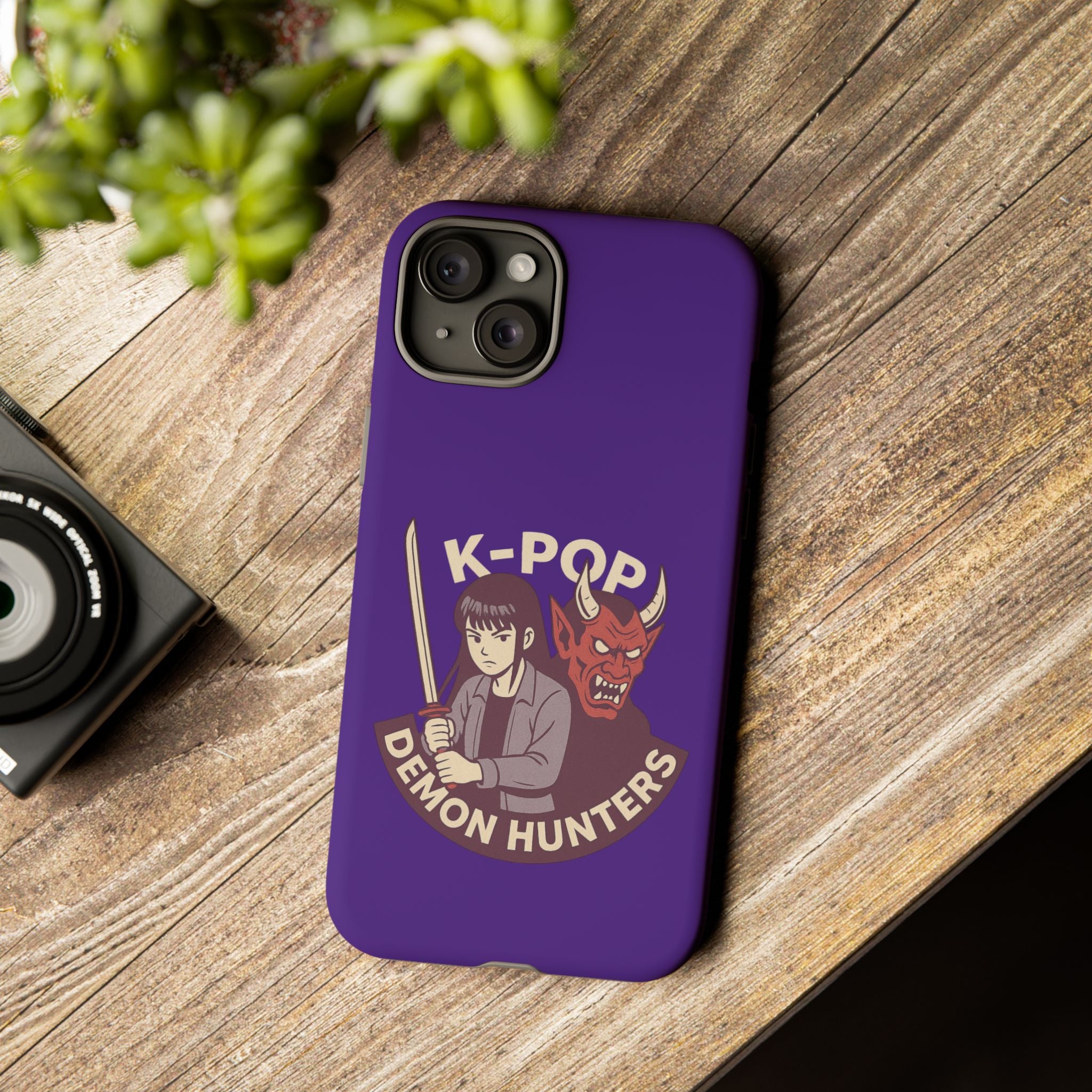 K-Pop Demon Hunters Phone Case, Tough Cases for Anime Fans, Unique Gift for Musicians, Holiday Present for Teens, Stylish Tech Accessories