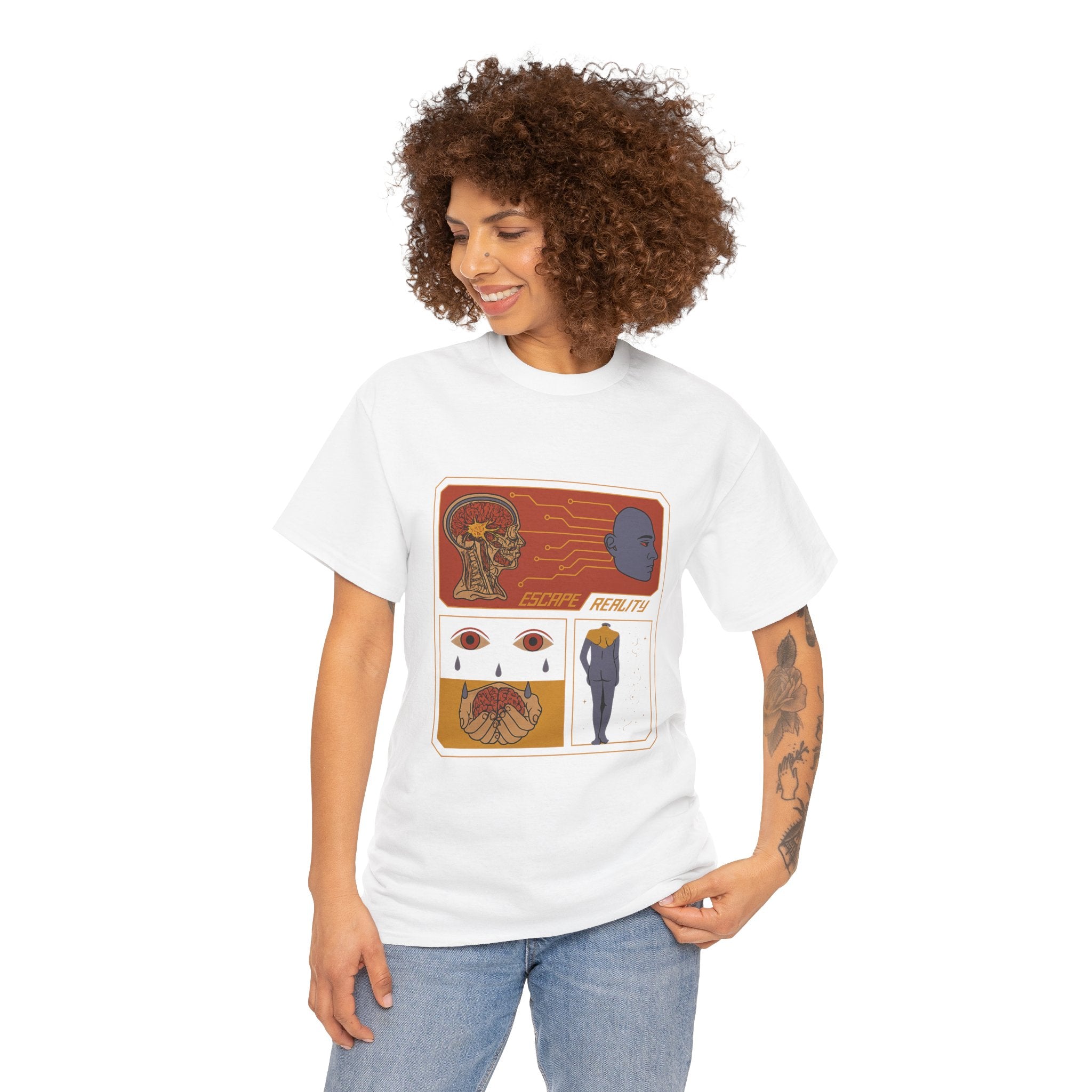 Escape Reality - Cosmic Graphic UNISEX T-shirt by Blackstone