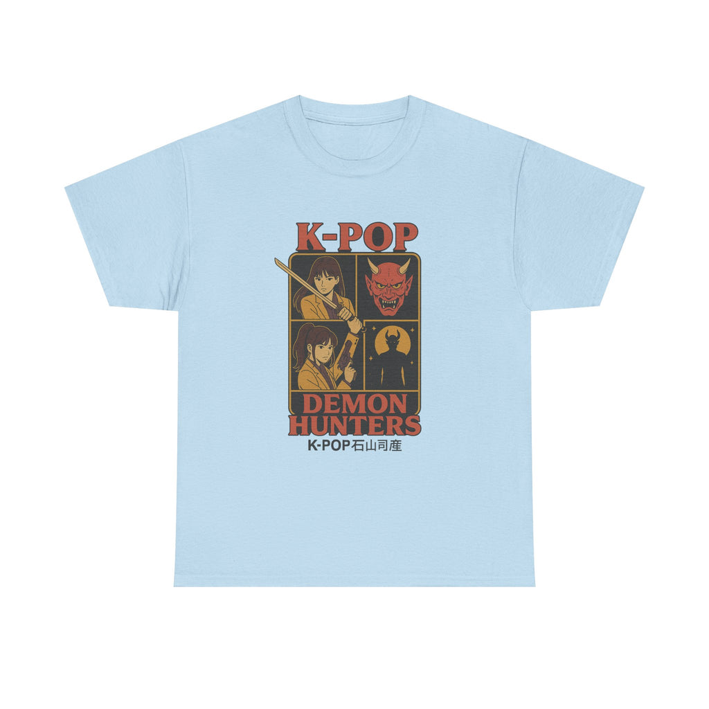 K-Pop Demon Hunters - Unisex Tee, Korean Pop Music Fan Shirt, Graphic T-Shirt, K-Drama Lover Top, Asian Fashion Wear, Edgy Street Style