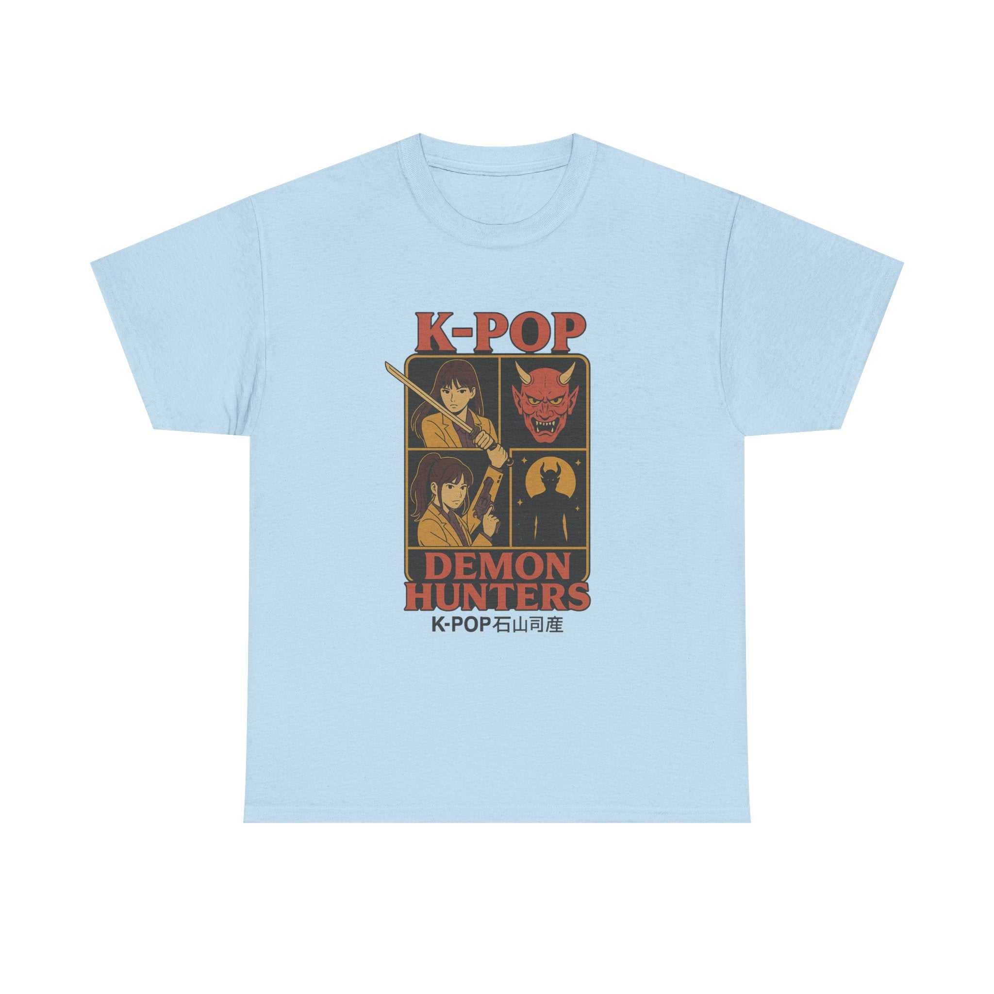 K-Pop Demon Hunters - Unisex Tee, Korean Pop Music Fan Shirt, Graphic T-Shirt, K-Drama Lover Top, Asian Fashion Wear, Edgy Street Style