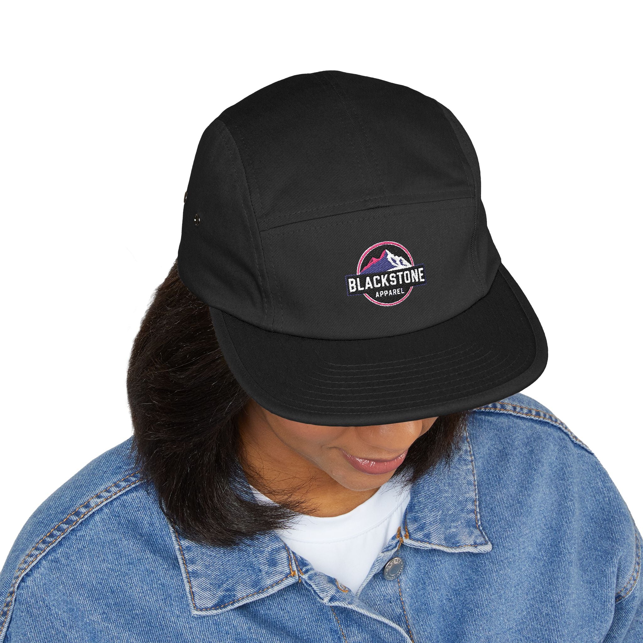 Embroidered 5 Panel Cap - Stylish Hat for Adventurers, Perfect Gift for Outdoor Lovers, Casual Wear, Hiking, Camping, Everyday Fashion