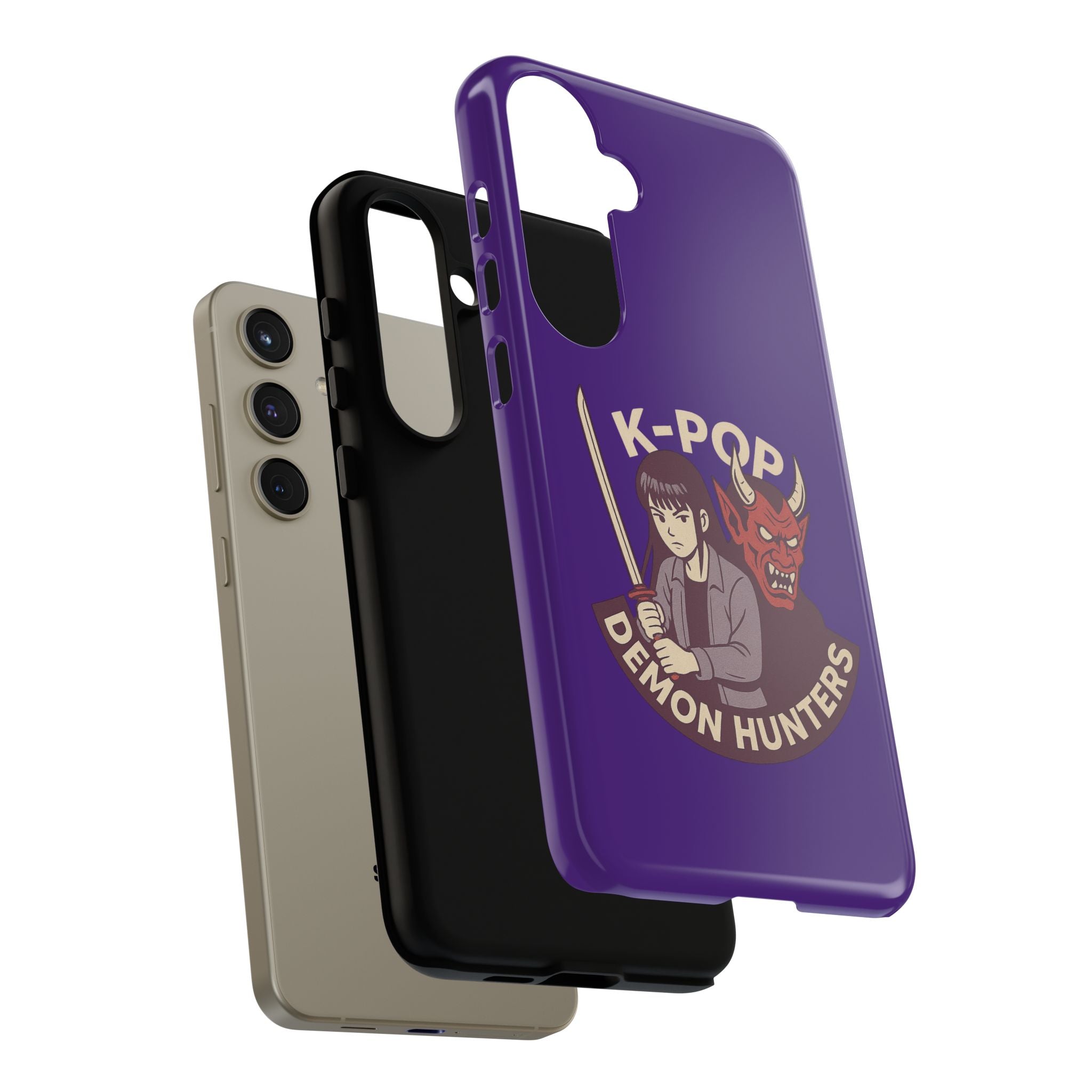 K-Pop Demon Hunters Phone Case, Tough Cases for Anime Fans, Unique Gift for Musicians, Holiday Present for Teens, Stylish Tech Accessories