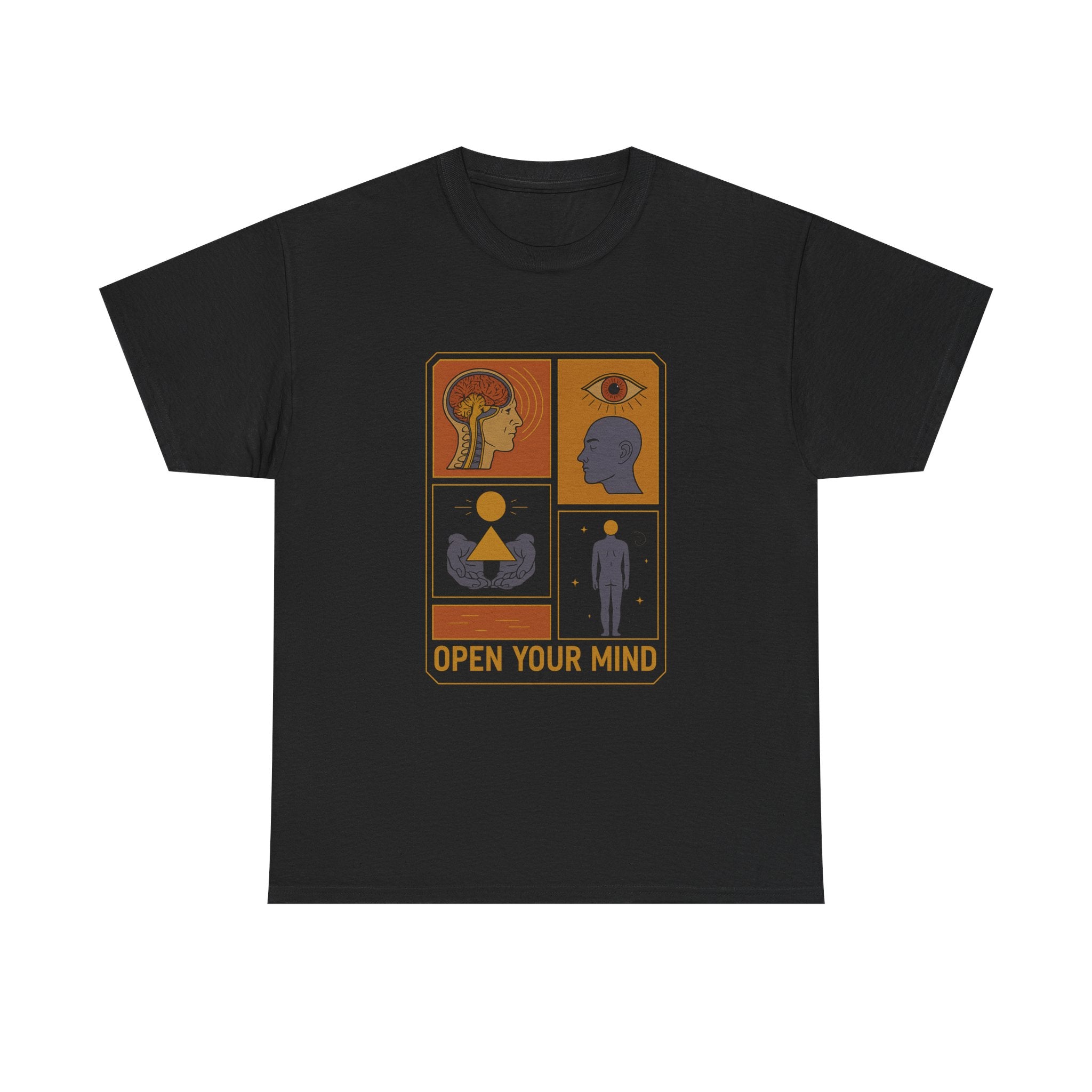 Open Your Mind - Graphic UNISEX T-shirt by Blackstone