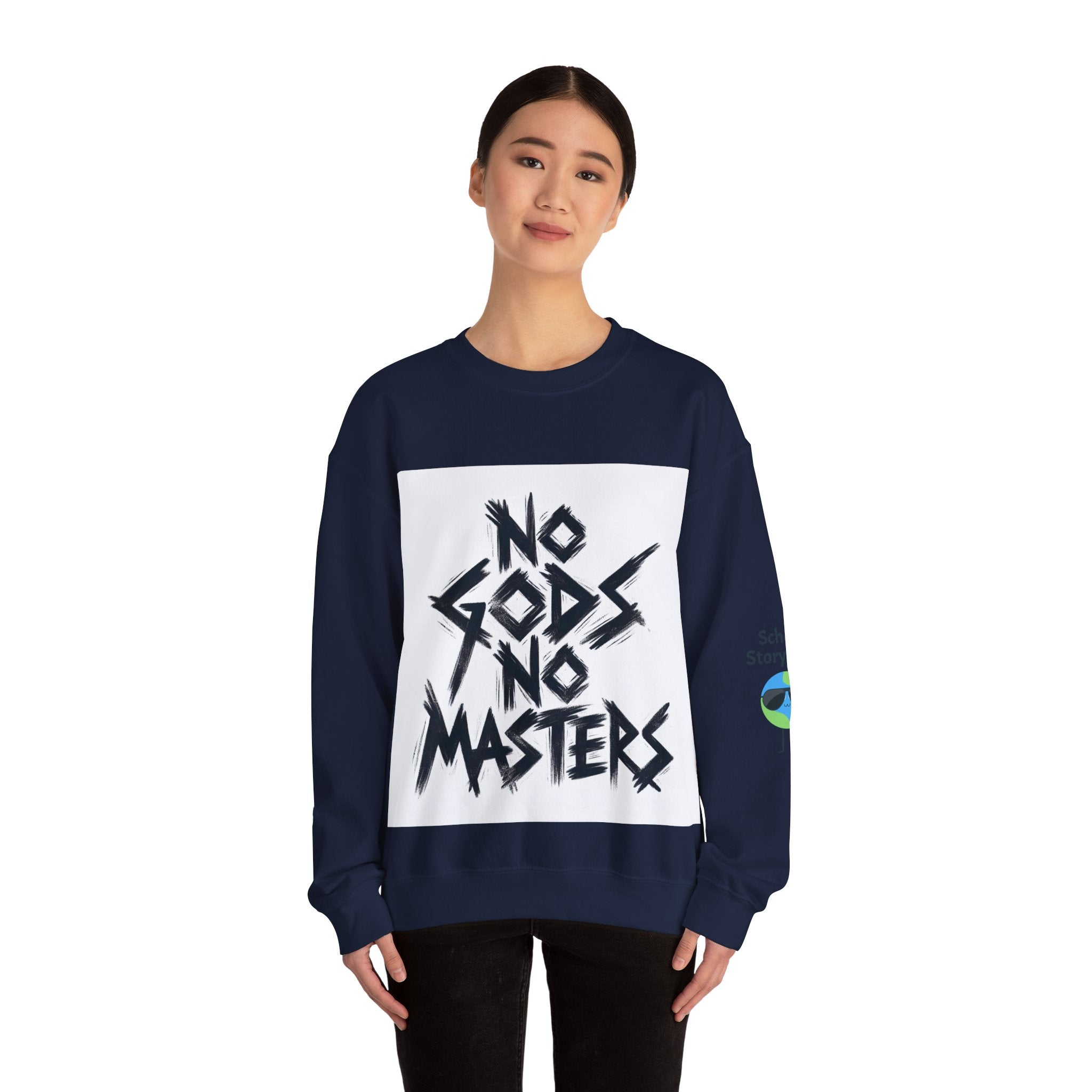 No Gods No Masters Sweatshirt - Heavy Blend™ Crewneck Sweatshirt