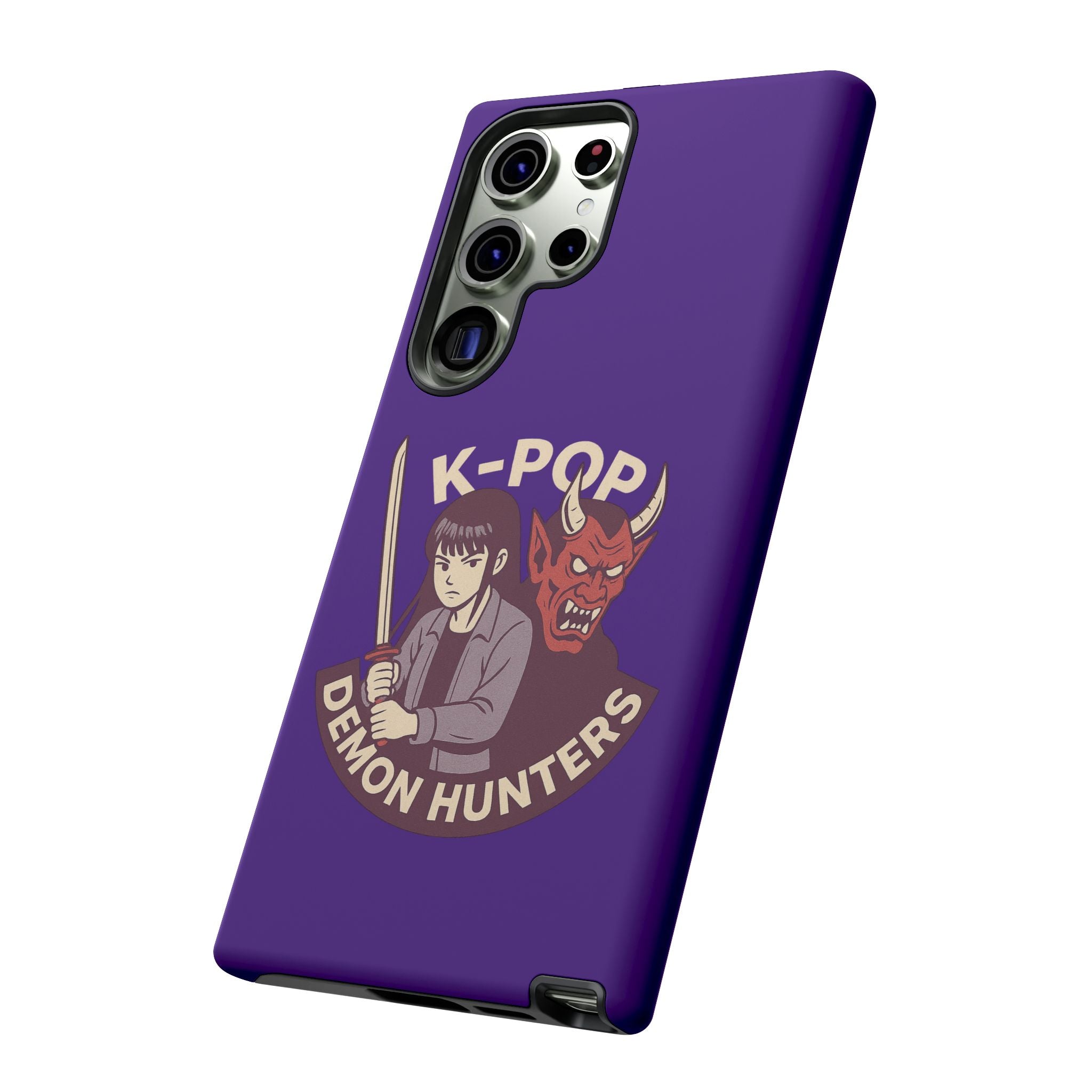K-Pop Demon Hunters Phone Case, Tough Cases for Anime Fans, Unique Gift for Musicians, Holiday Present for Teens, Stylish Tech Accessories