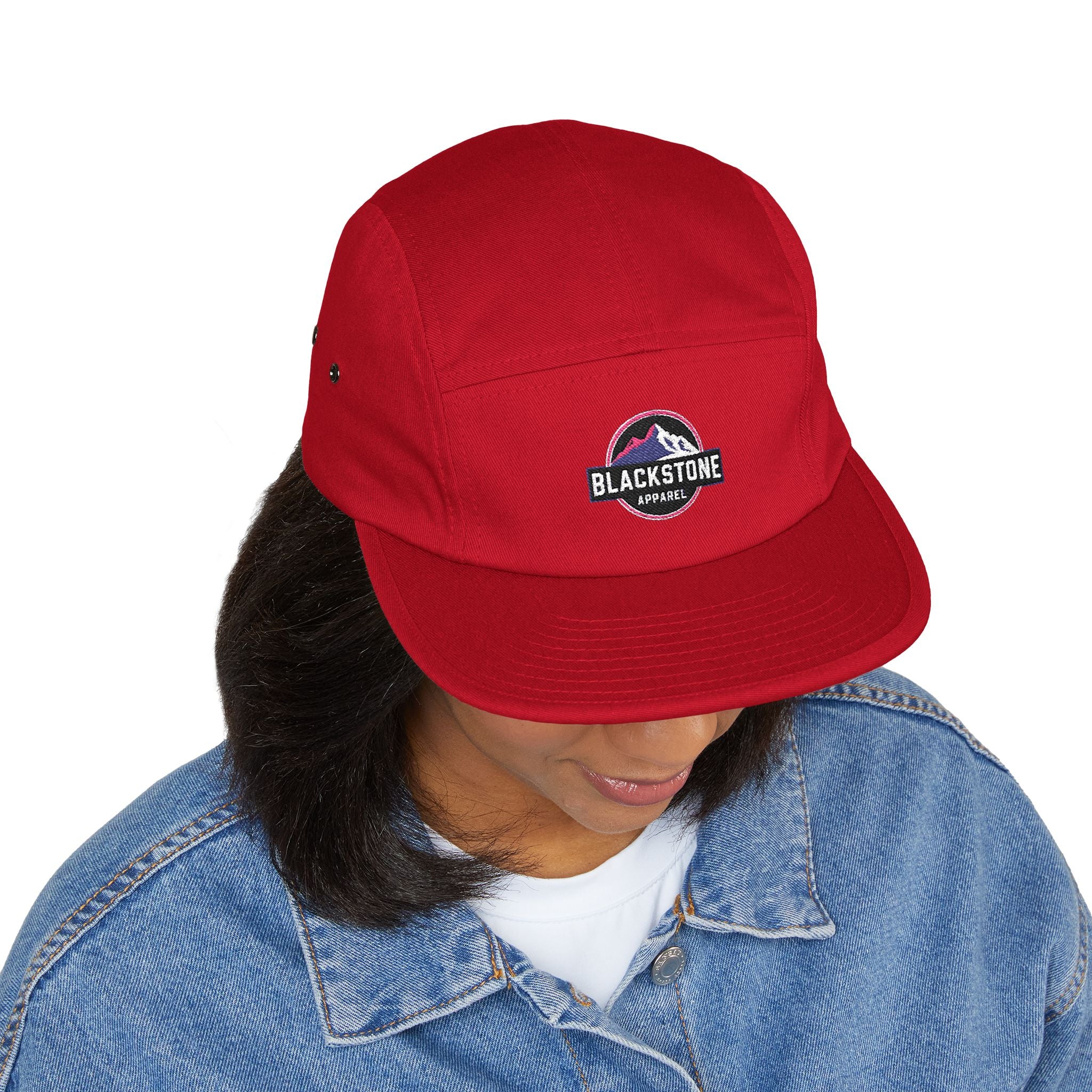 Embroidered 5 Panel Cap - Stylish Hat for Adventurers, Perfect Gift for Outdoor Lovers, Casual Wear, Hiking, Camping, Everyday Fashion
