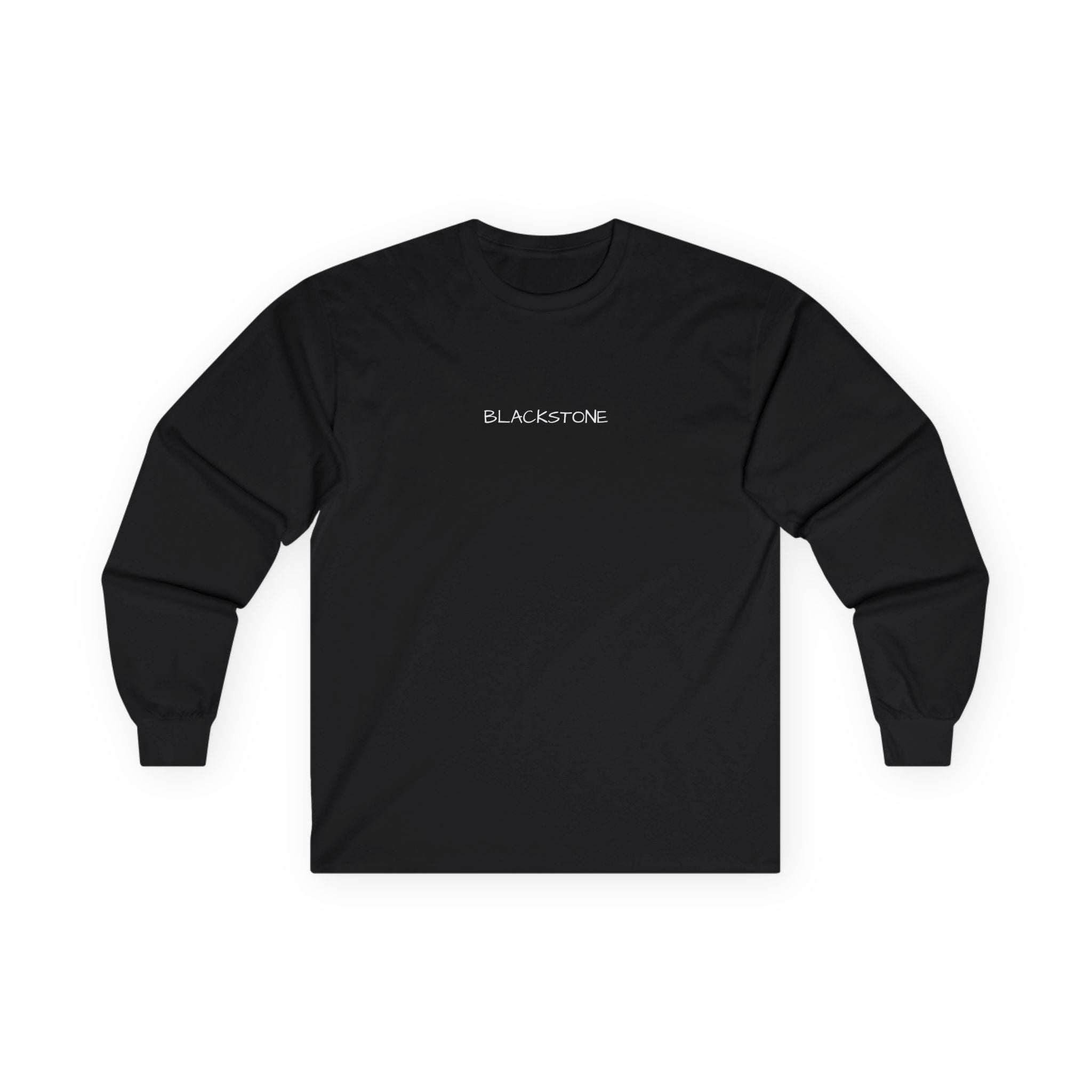 Blackstone's Signature Simple Black & White Long Sleeve T-shirt