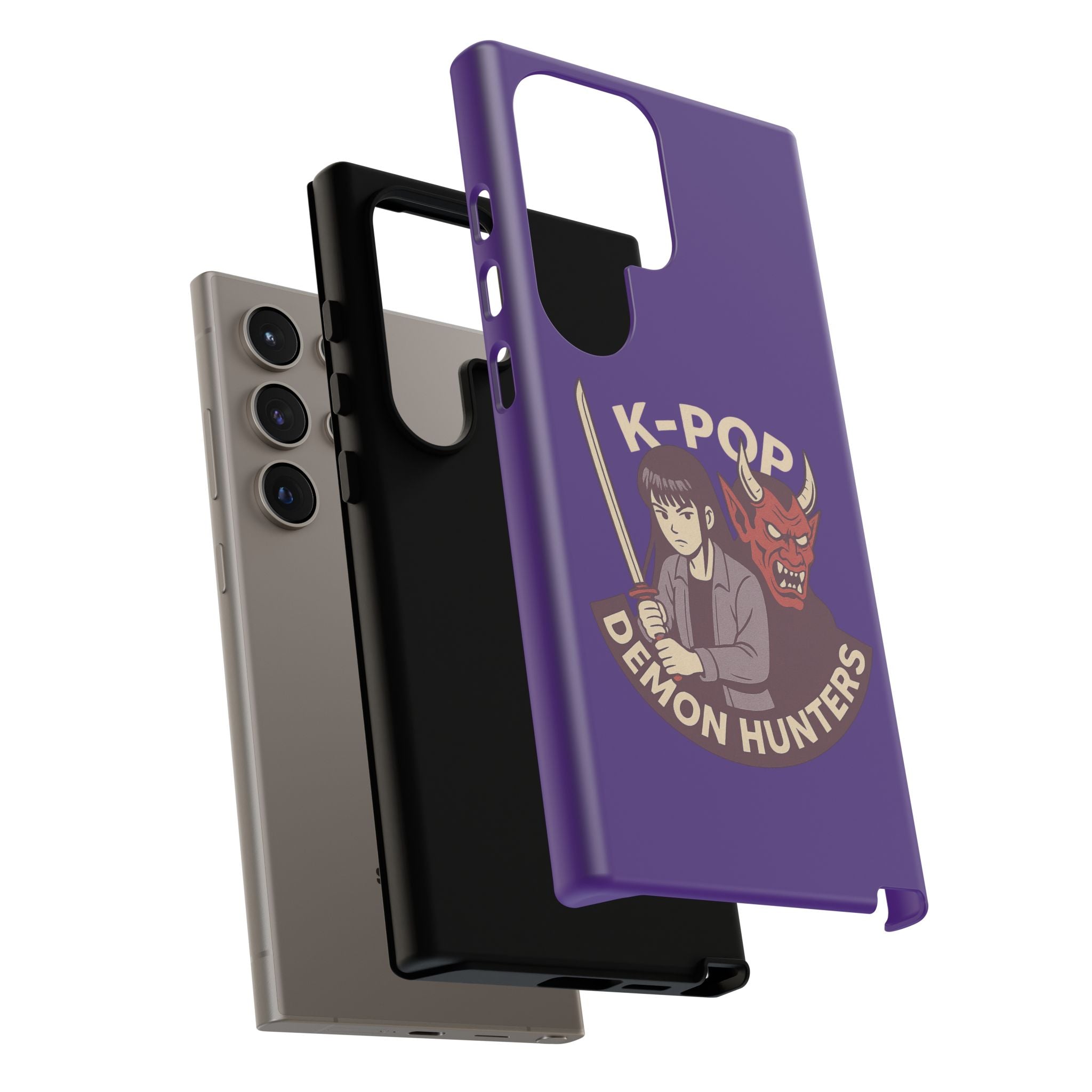 K-Pop Demon Hunters Phone Case, Tough Cases for Anime Fans, Unique Gift for Musicians, Holiday Present for Teens, Stylish Tech Accessories