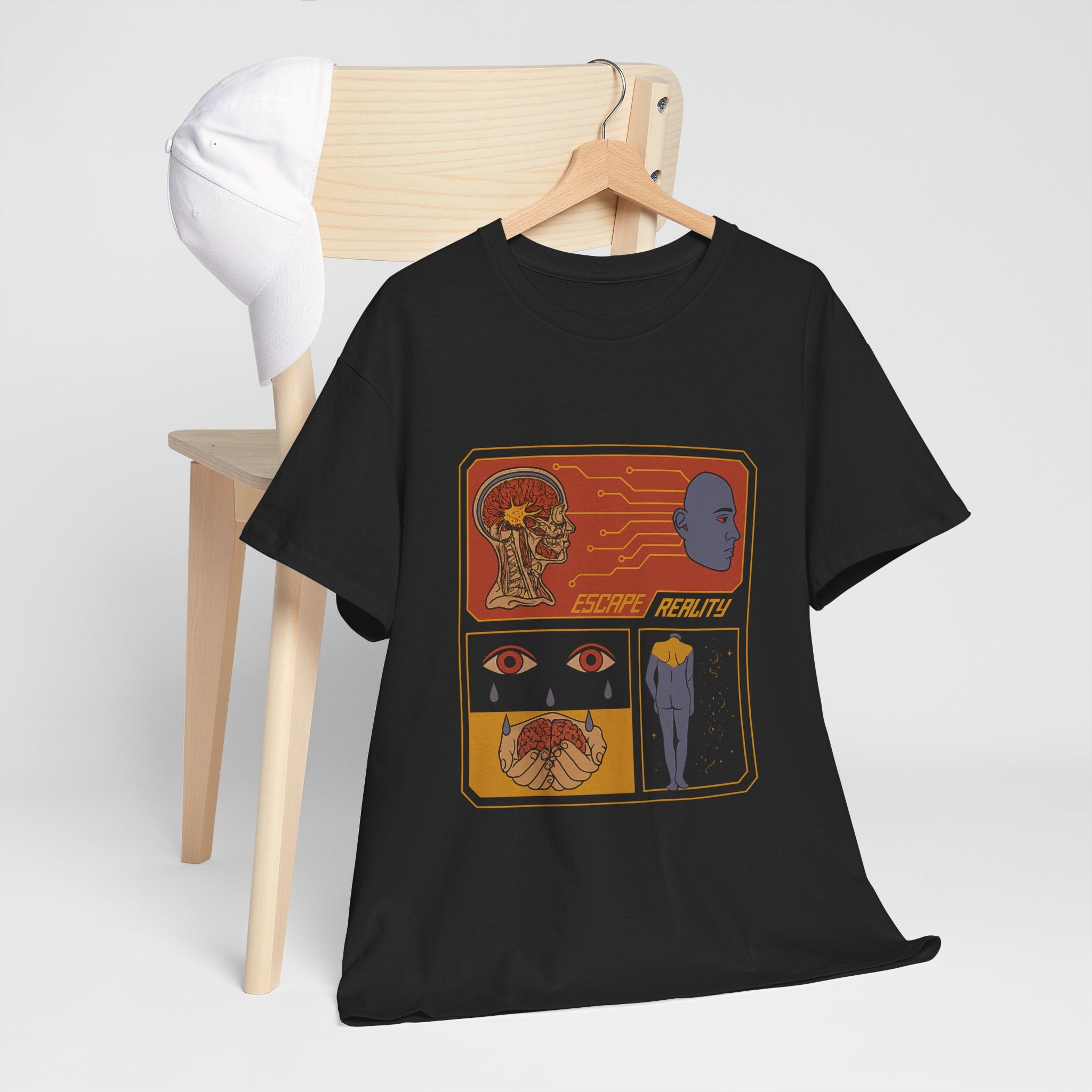 Escape Reality - Cosmic Graphic UNISEX T-shirt by Blackstone