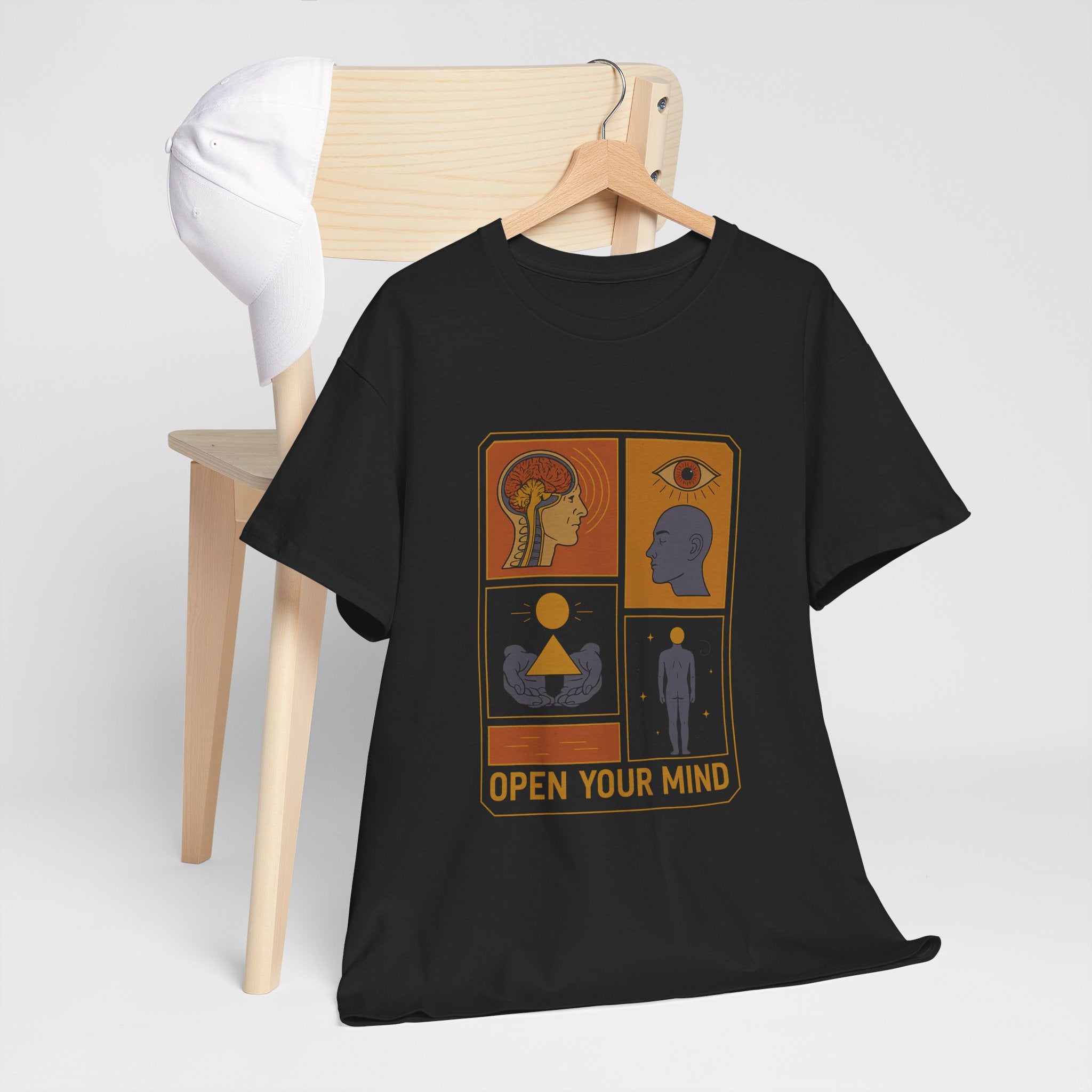 Open Your Mind - Graphic UNISEX T-shirt by Blackstone