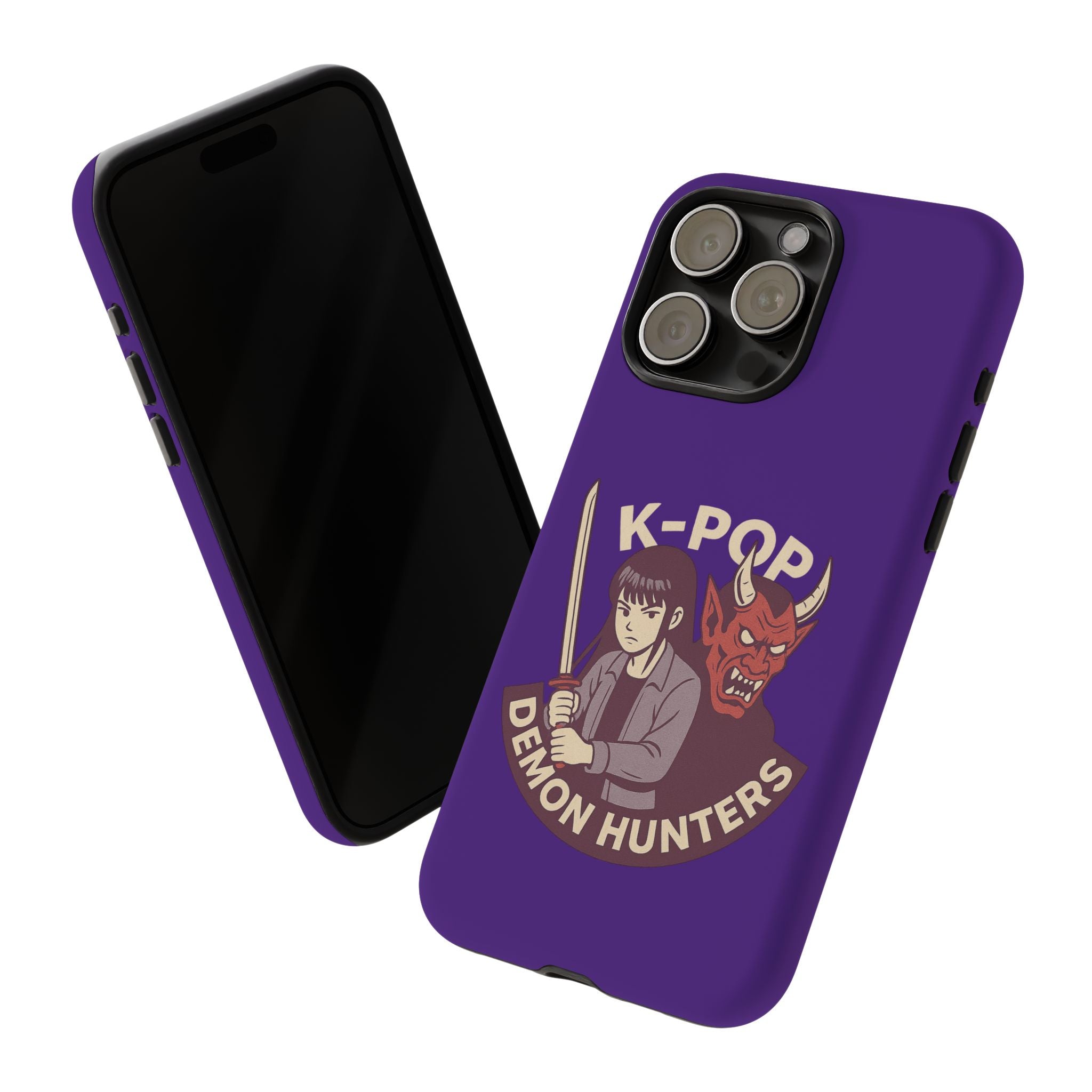 K-Pop Demon Hunters Phone Case, Tough Cases for Anime Fans, Unique Gift for Musicians, Holiday Present for Teens, Stylish Tech Accessories