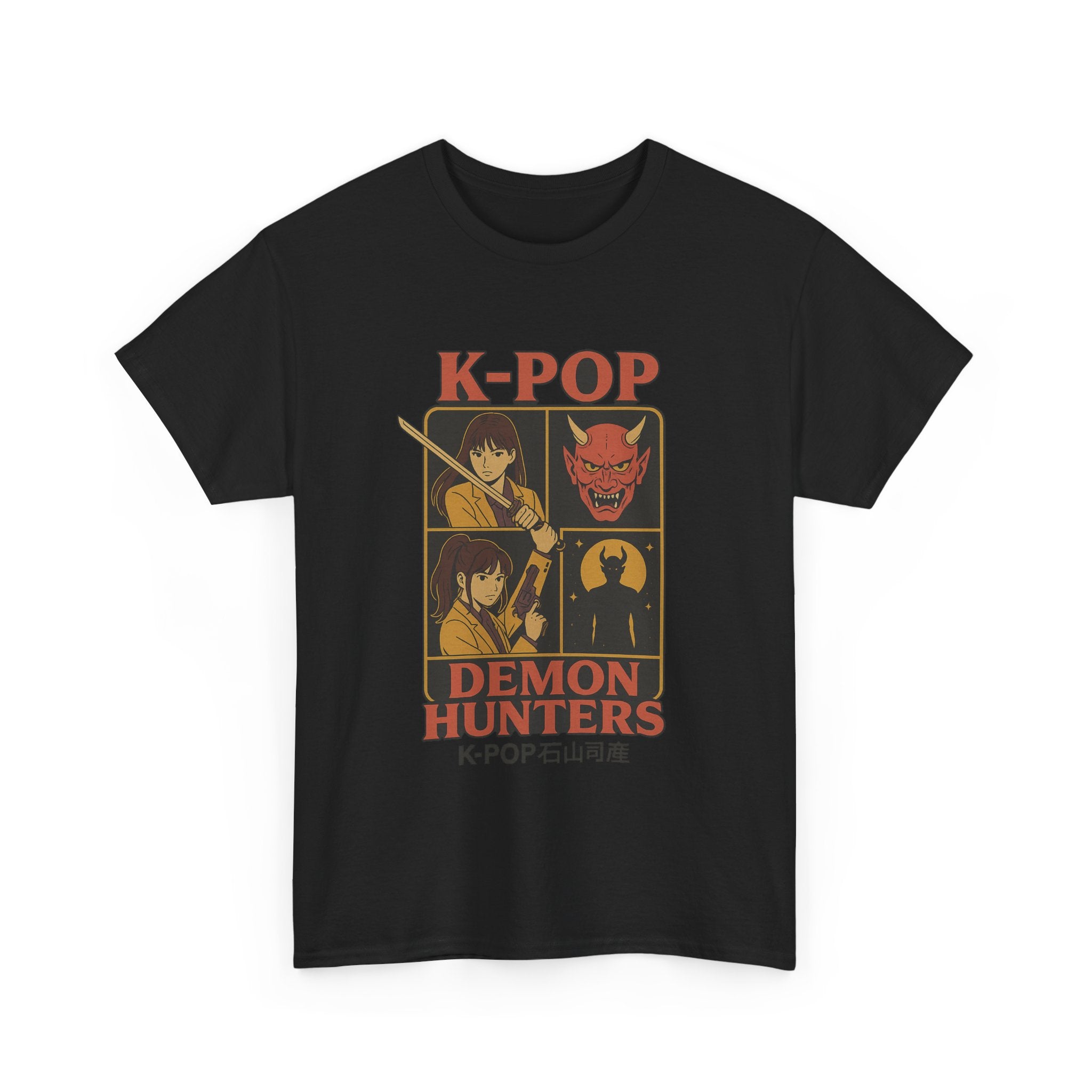K-Pop Demon Hunters - Unisex Tee, Korean Pop Music Fan Shirt, Graphic T-Shirt, K-Drama Lover Top, Asian Fashion Wear, Edgy Street Style