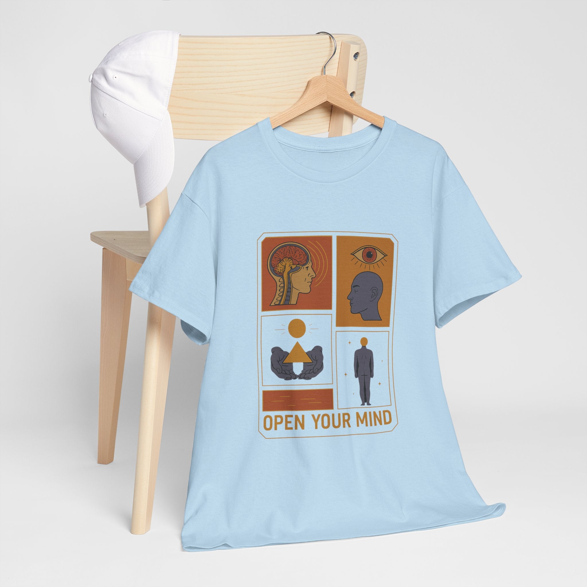 Open Your Mind - Graphic UNISEX T-shirt by Blackstone