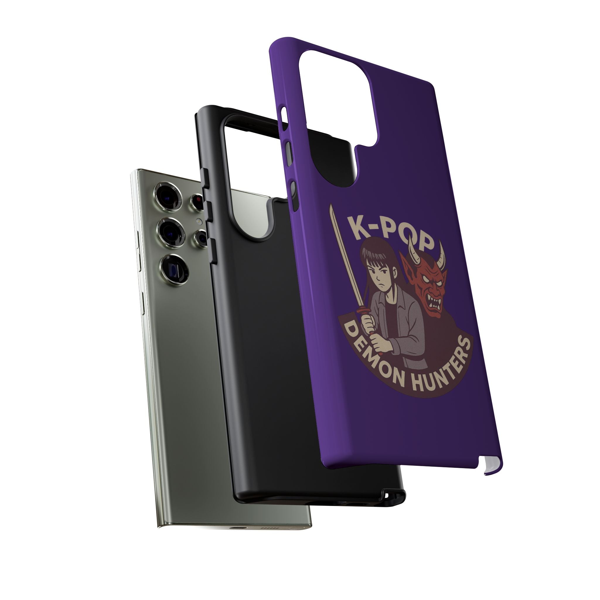 K-Pop Demon Hunters Phone Case, Tough Cases for Anime Fans, Unique Gift for Musicians, Holiday Present for Teens, Stylish Tech Accessories