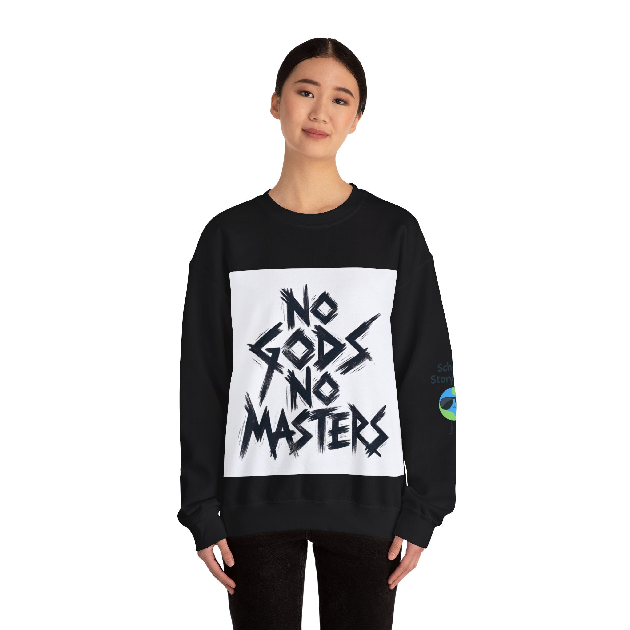 No Gods No Masters Sweatshirt - Heavy Blend™ Crewneck Sweatshirt