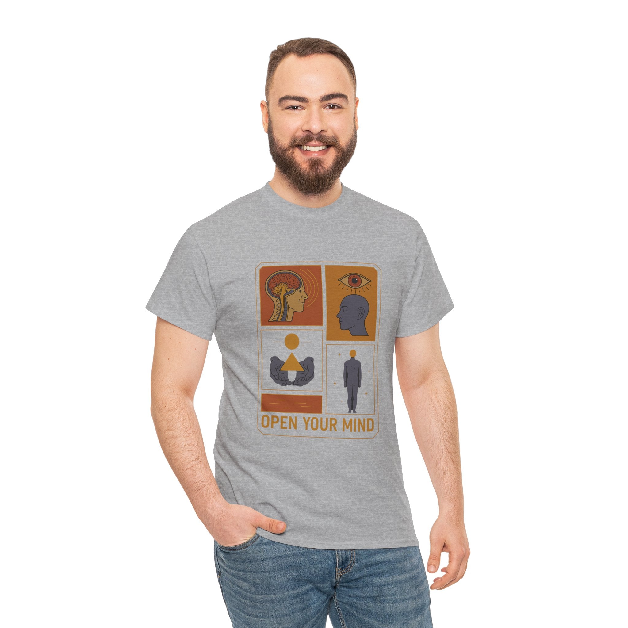Open Your Mind - Graphic UNISEX T-shirt by Blackstone